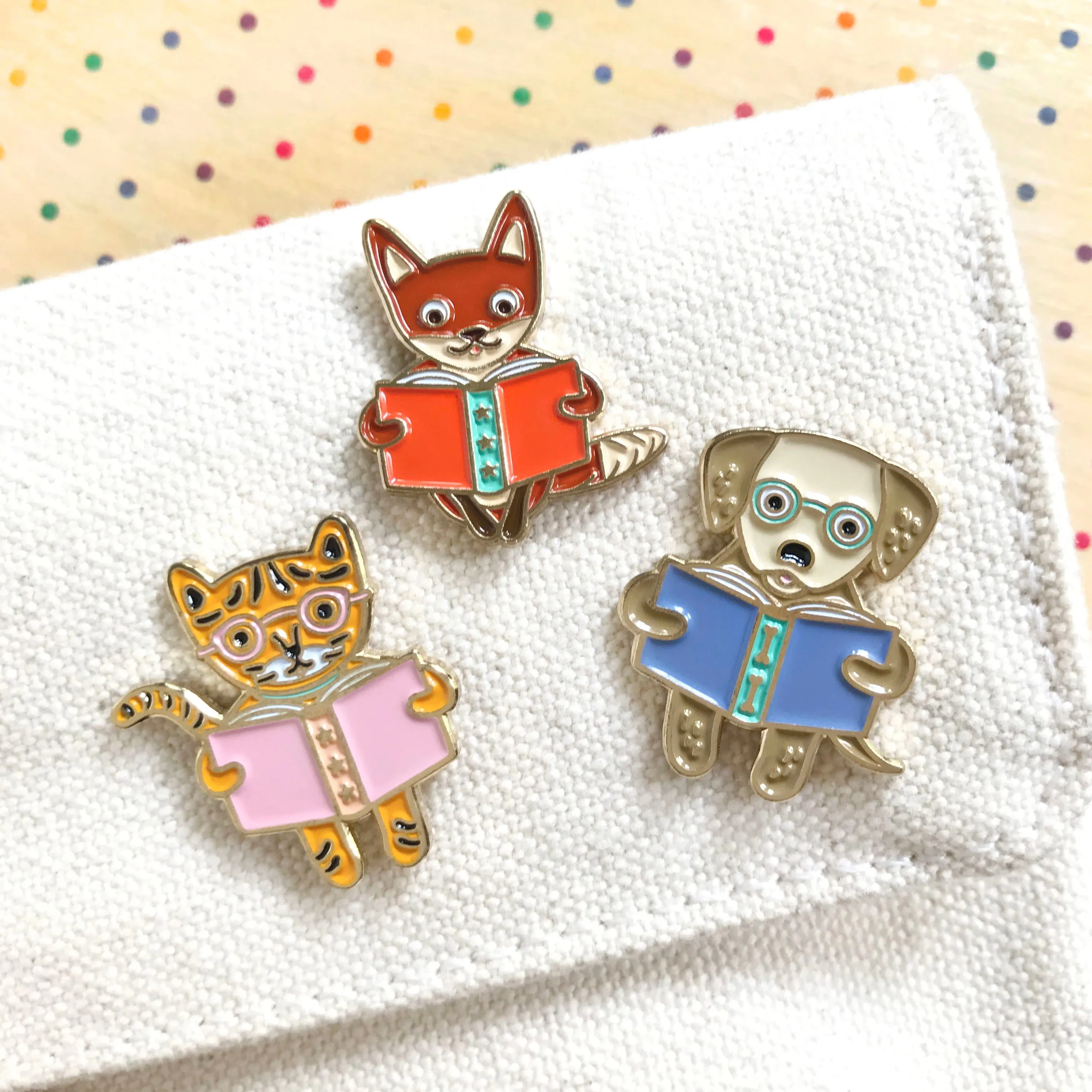 Book Lover Flair Collection (Volume 2) Enamel Pin Gift Set sold by Zulily product image thumbnail 2