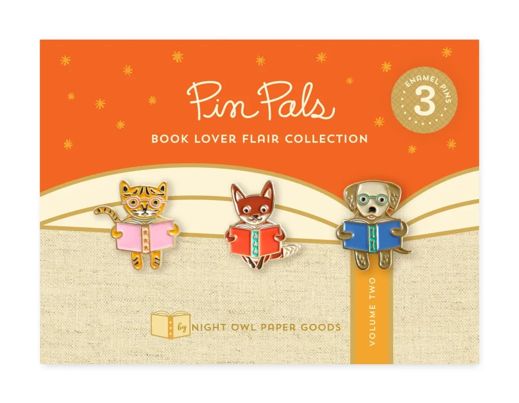 Book Lover Flair Collection (Volume 2) Enamel Pin Gift Set made by Zulily