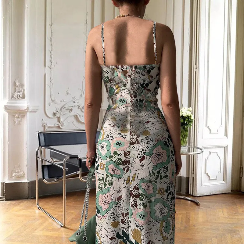 Women's Printed Backless Slit Sling Dress sold by Zulily product image thumbnail 2