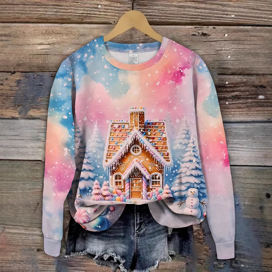 Christmas Snowman & Snowflake Graphic Sweater sold by Zulily product image thumbnail 2