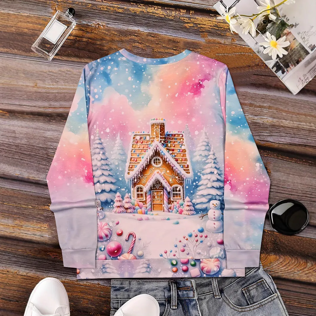 Christmas Snowman & Snowflake Graphic Sweater sold by Zulily product image thumbnail 3