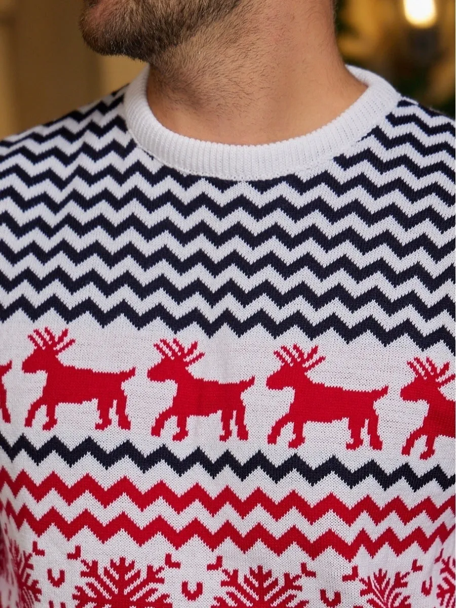 Fashion European And American Sweater New Couple Outfit sold by Zulily product image thumbnail 3
