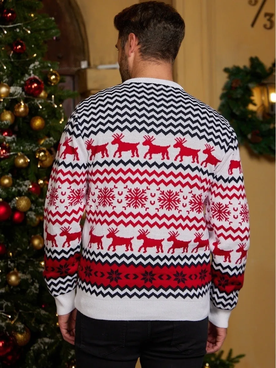 Fashion European And American Sweater New Couple Outfit sold by Zulily product image thumbnail 4