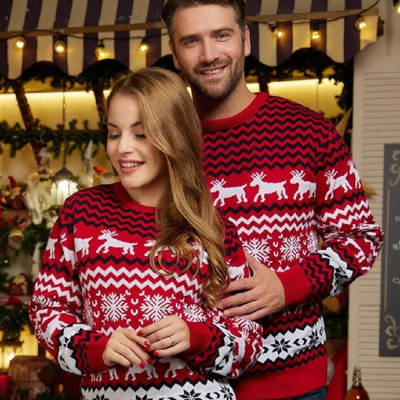 Fashion European And American Sweater New Couple Outfit made by Zulily