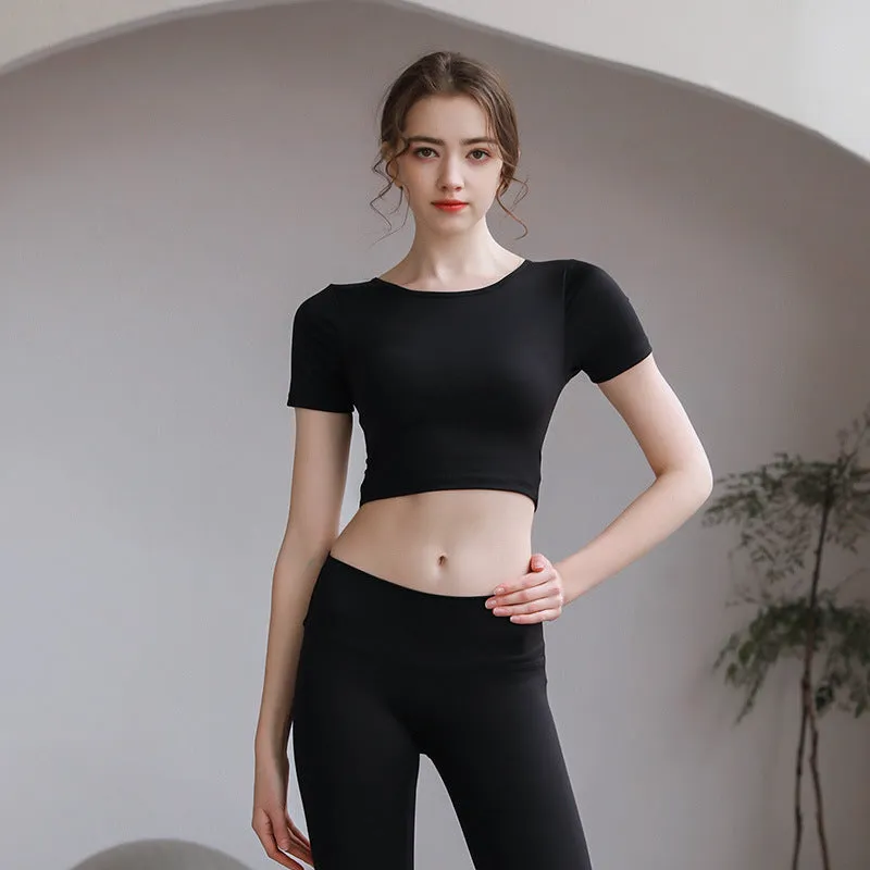 Tight Fit Yoga Top With Chest Pad Beauty Back Breathable sold by Zulily