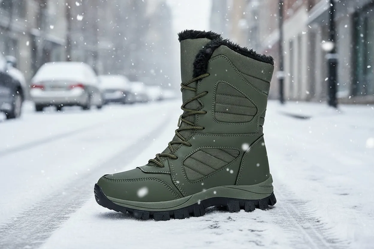 Women’s Winter Snow Boots – Fleece Lined Waterproof Cotton Boots sold by Zulily product image thumbnail 3