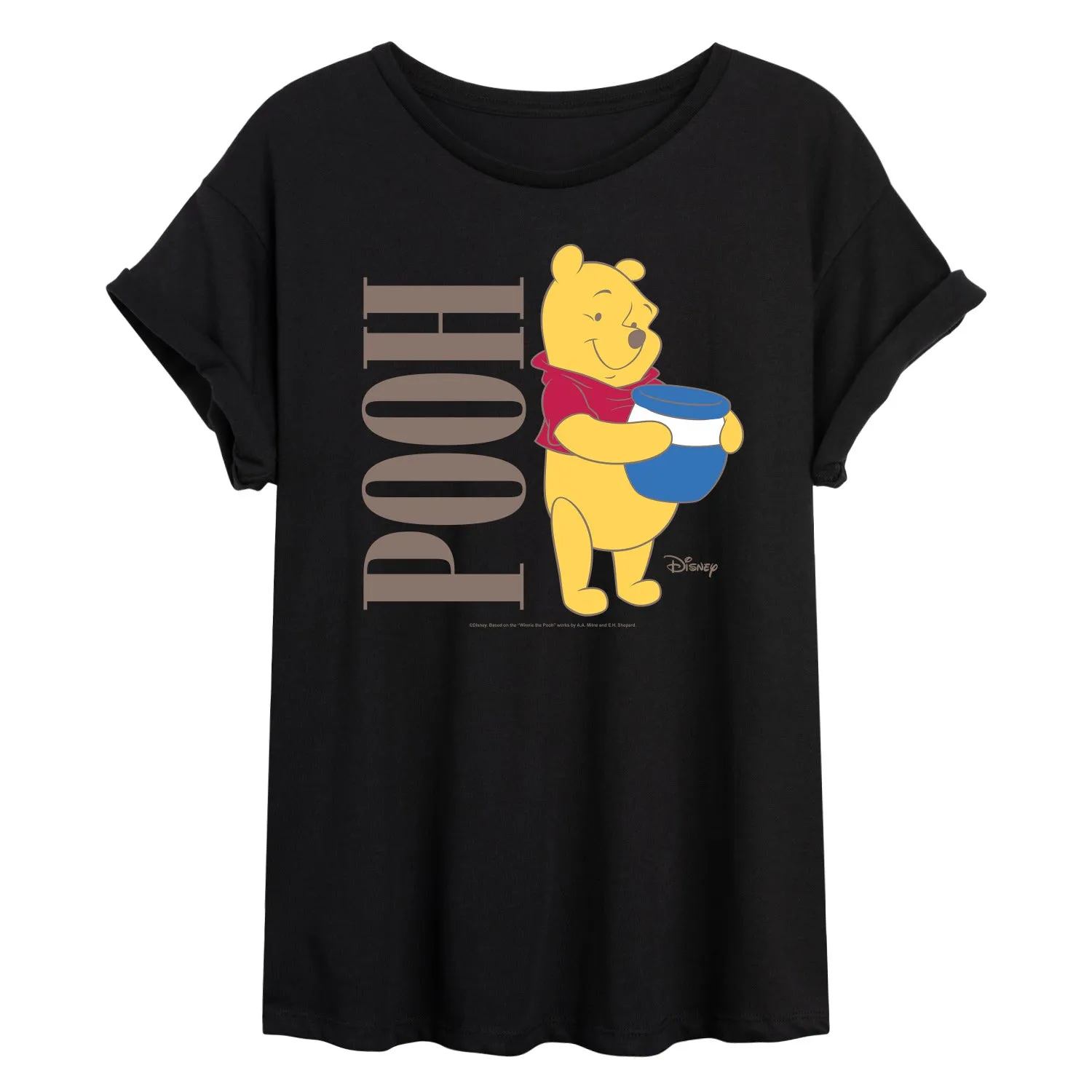 Disney - Muted Pooh - Women's Oversized T-Shirt sold by Zulily product image thumbnail 2