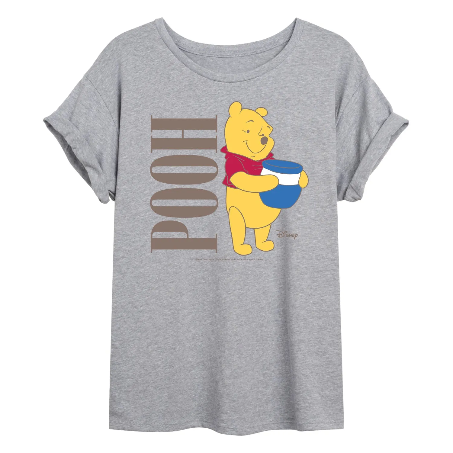 Disney - Muted Pooh - Women's Oversized T-Shirt sold by Zulily