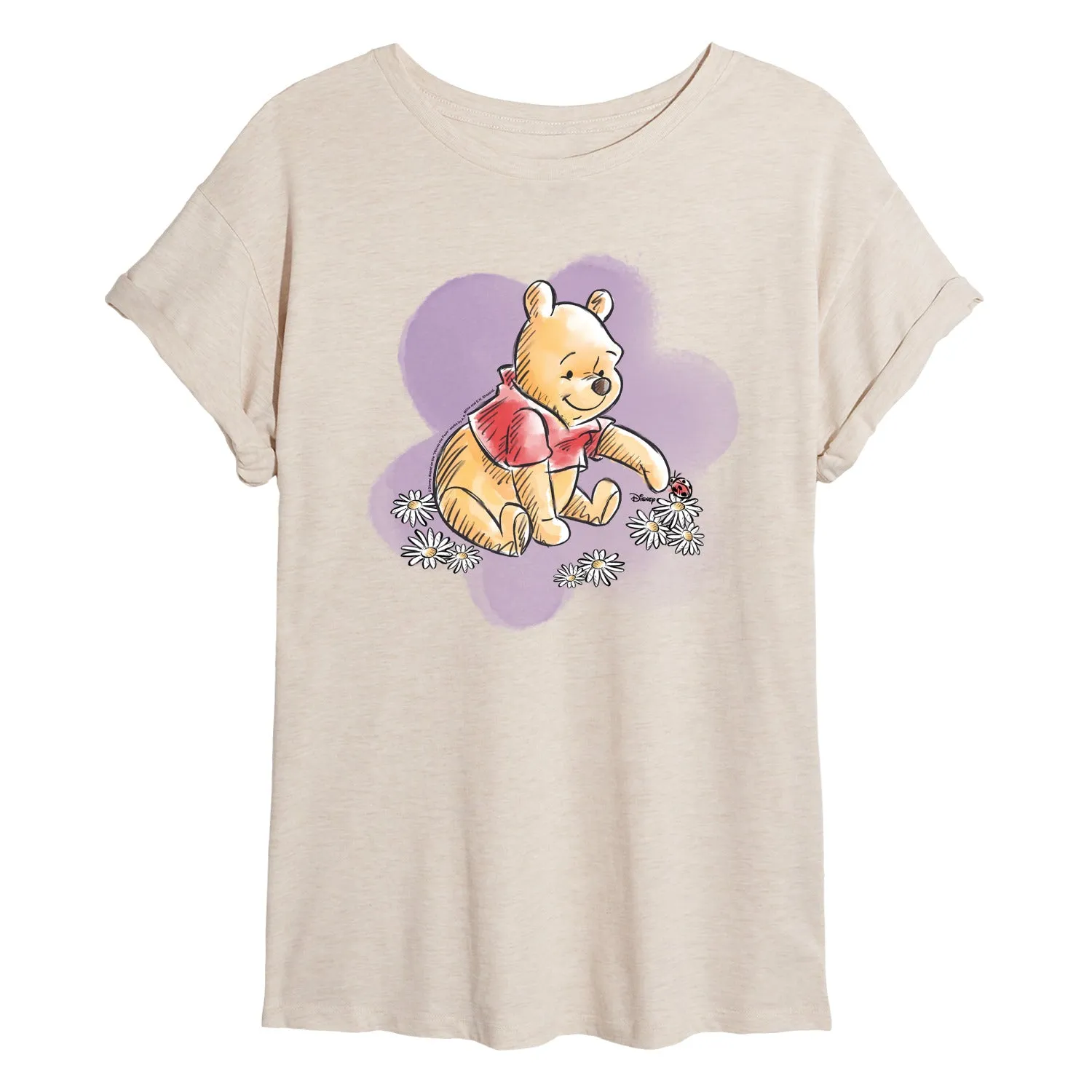 Disney - Winnie Floral - Women's Oversized T-Shirt sold by Zulily product image thumbnail 2
