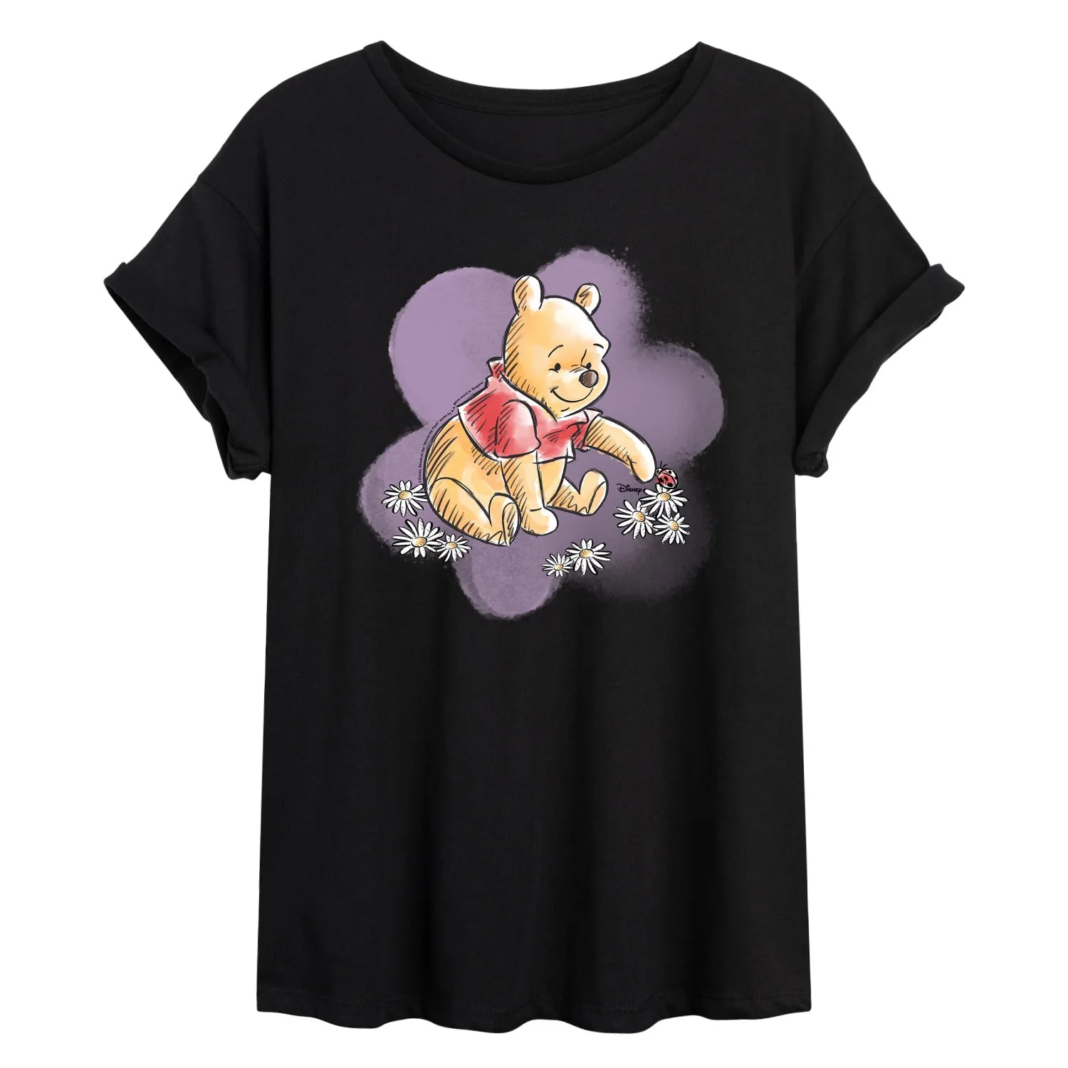 Disney - Winnie Floral - Women's Oversized T-Shirt sold by Zulily product image thumbnail 3