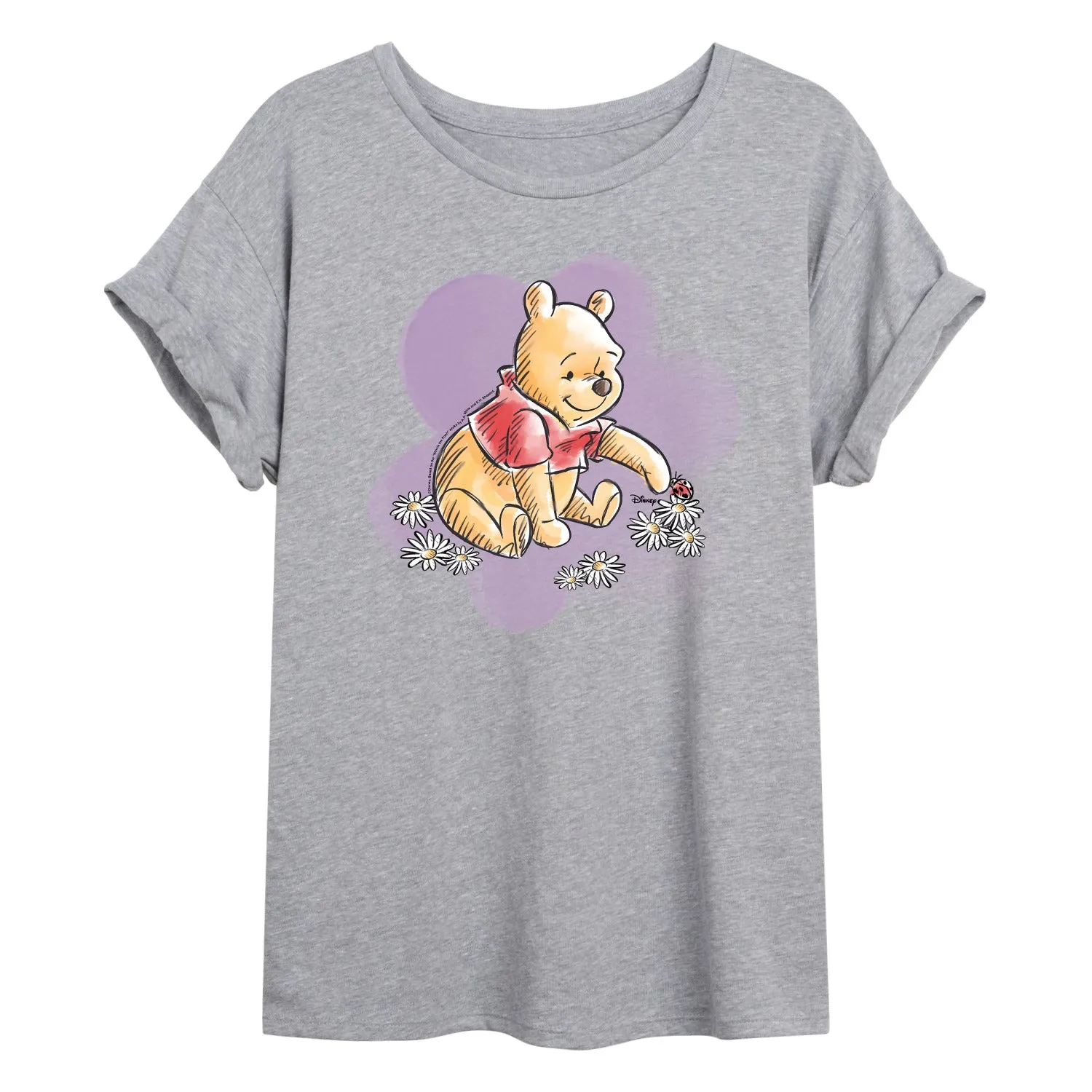 Disney - Winnie Floral - Women's Oversized T-Shirt sold by Zulily