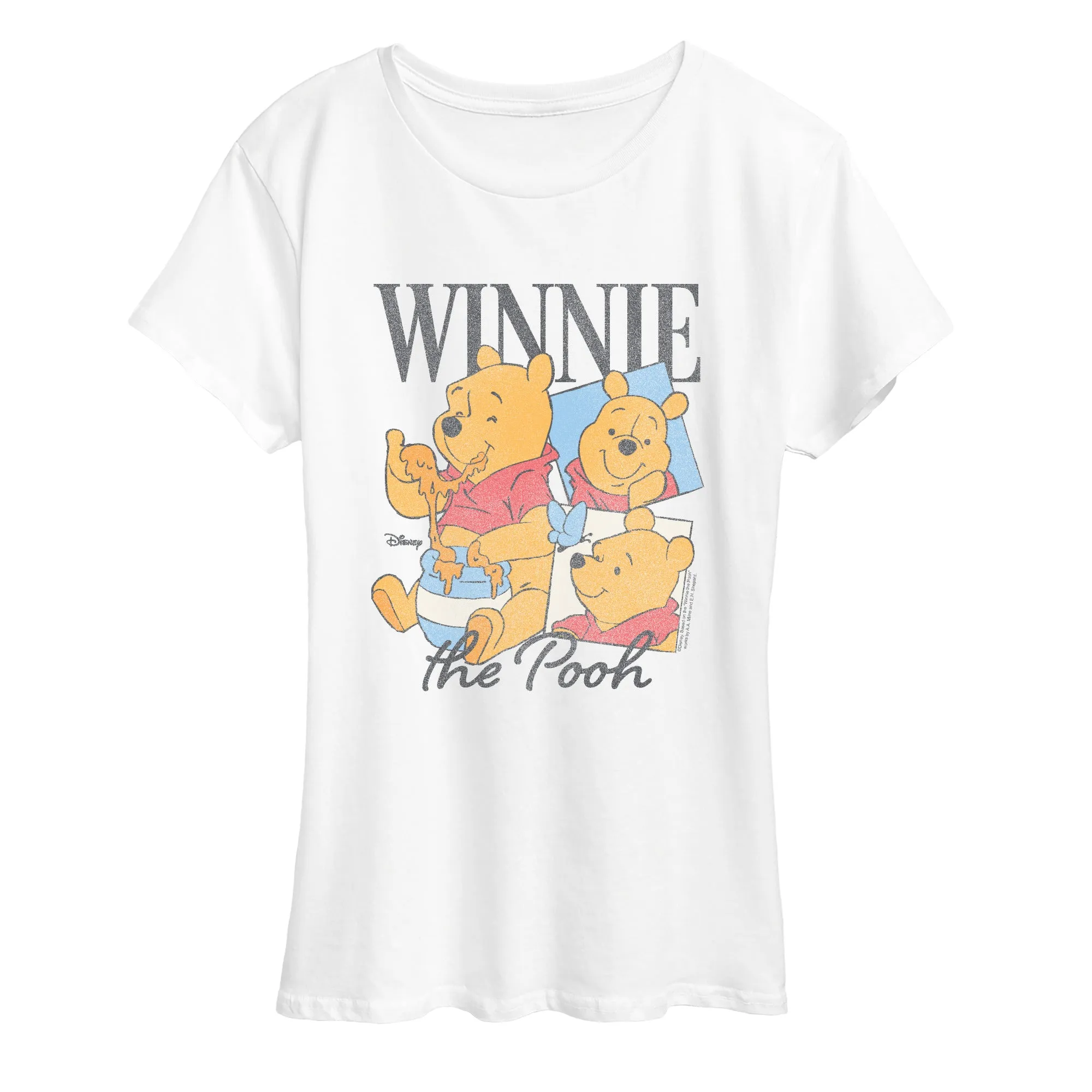 Winnie The Pooh - Bootleg Tee - Women's Short Sleeve Graphic T-Shirt sold by Zulily