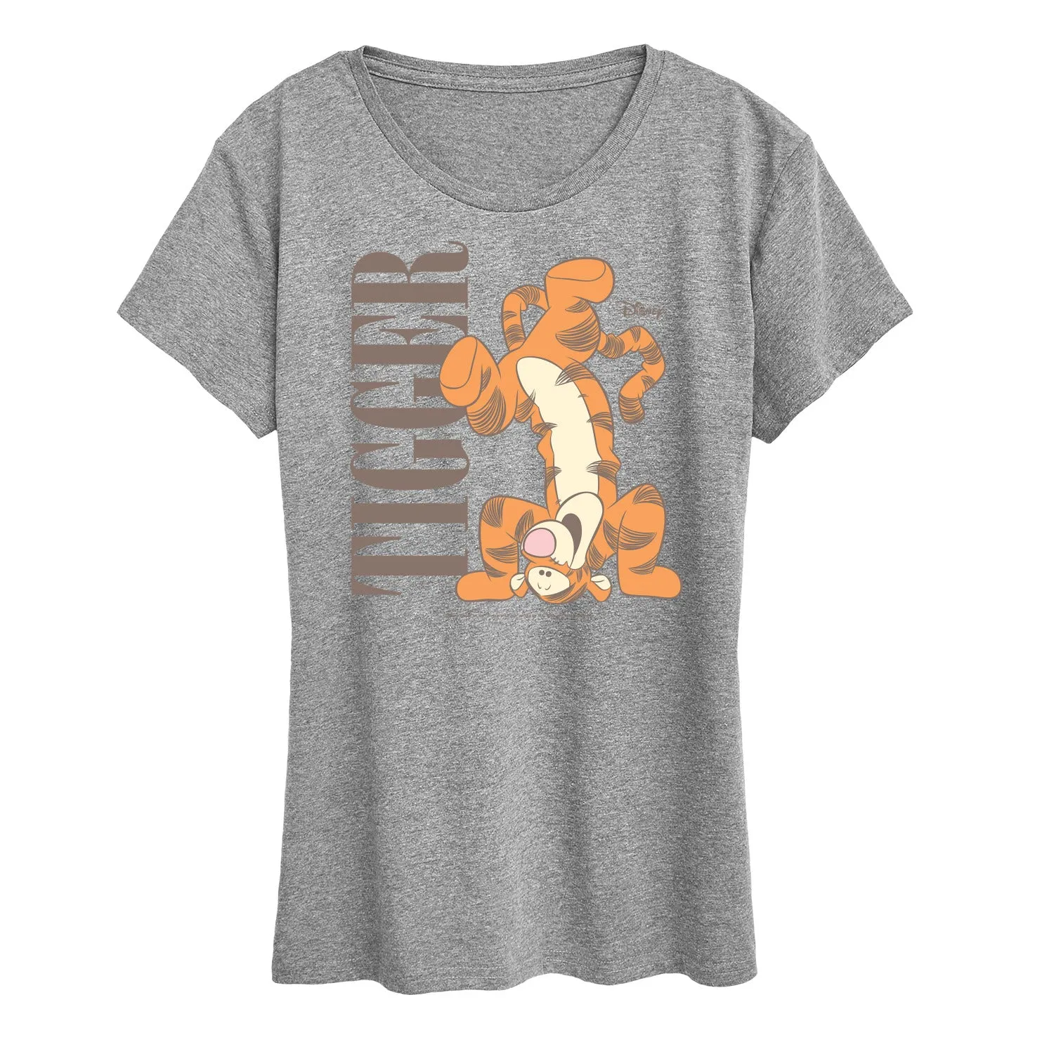 Winnie the Pooh - Hand Stand Tigger - Women's Short Sleeve Graphic T-Shirt sold by Zulily product image thumbnail 4
