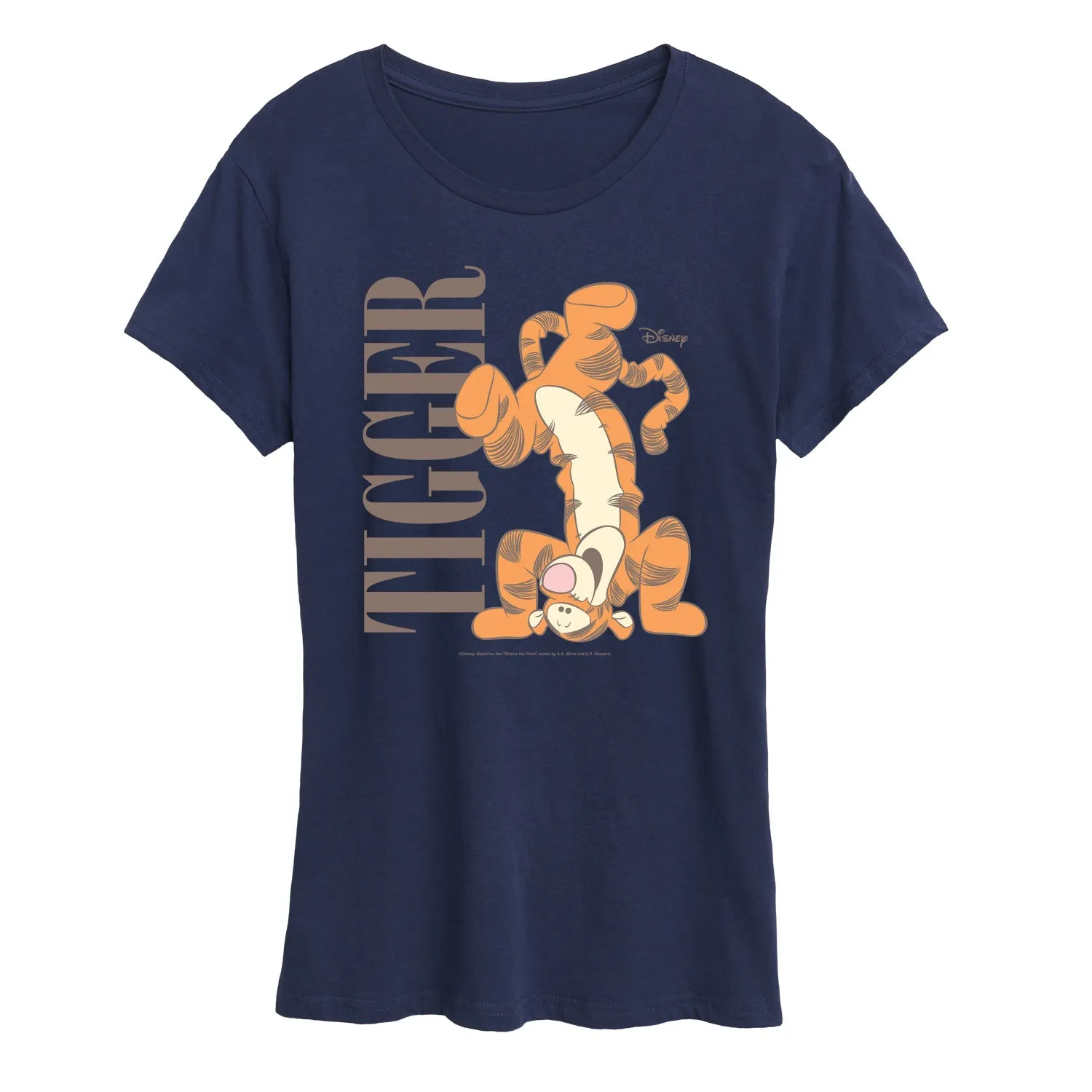 Winnie the Pooh - Hand Stand Tigger - Women's Short Sleeve Graphic T-Shirt sold by Zulily product image thumbnail 5