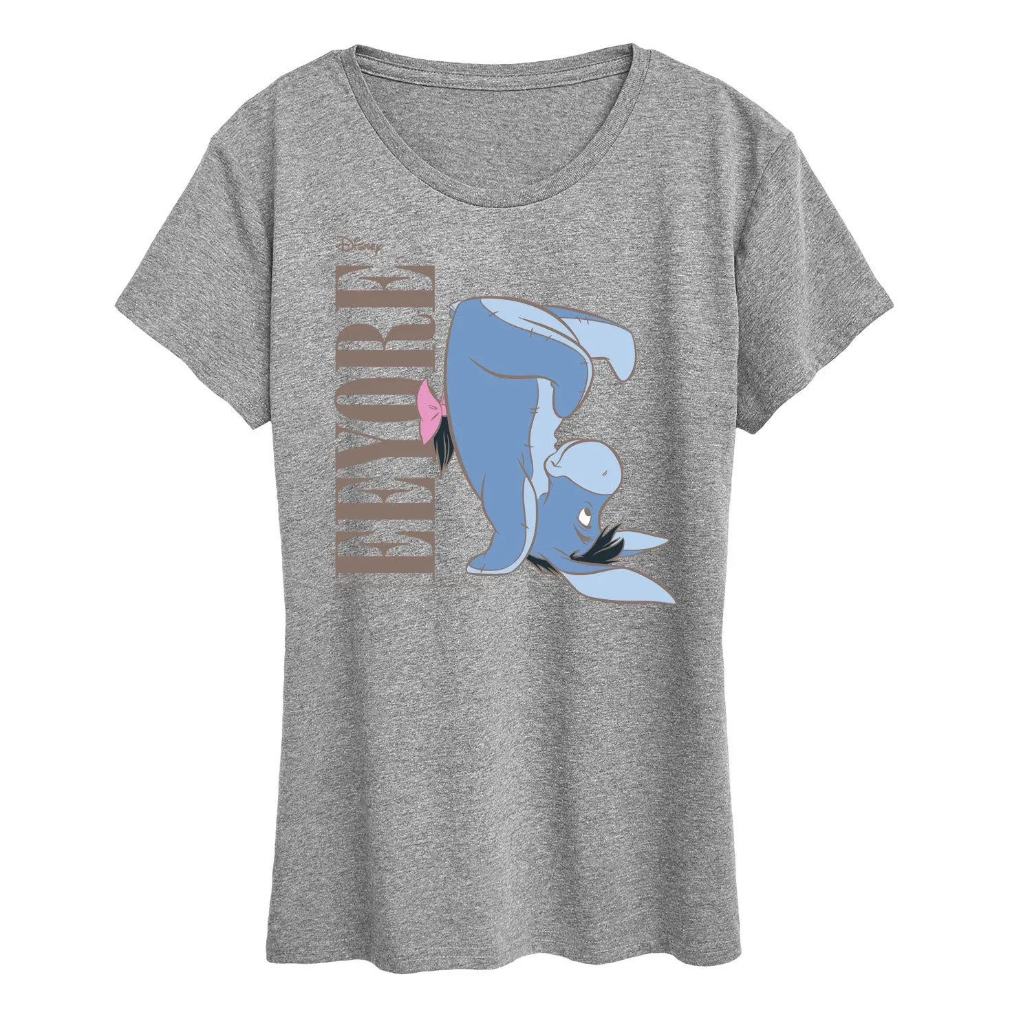 Winnie the Pooh - Hand Stand Eeyore - Women's Short Sleeve Graphic T-Shirt sold by Zulily product image thumbnail 4