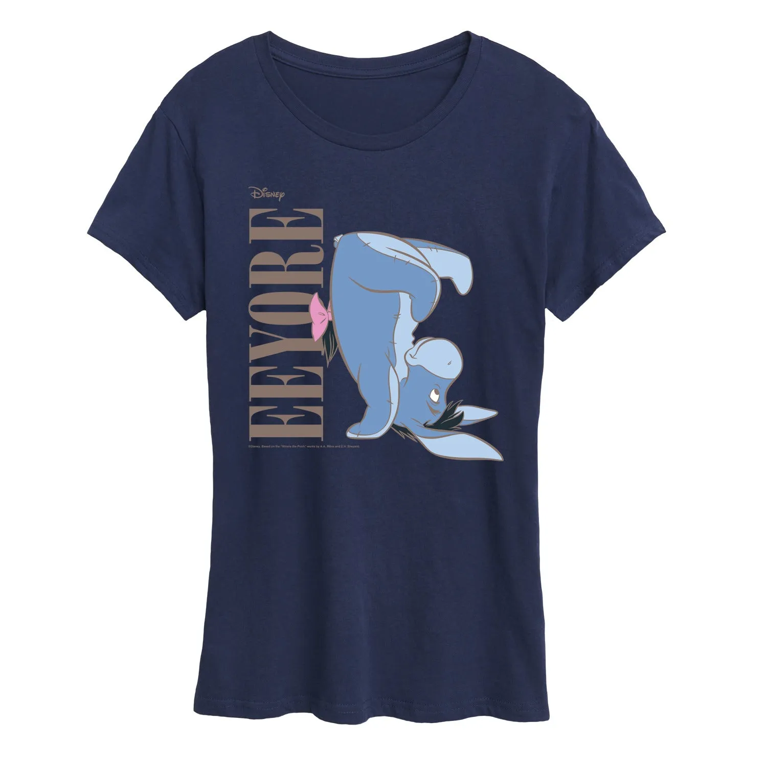 Winnie the Pooh - Hand Stand Eeyore - Women's Short Sleeve Graphic T-Shirt sold by Zulily product image thumbnail 5