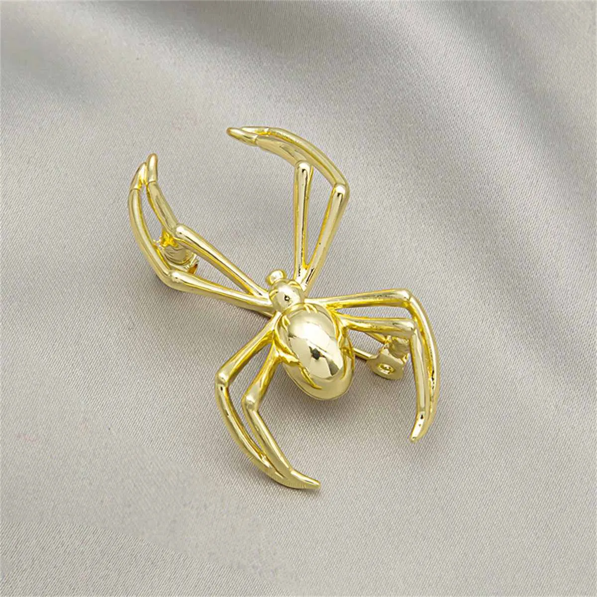 Goldtone Spider Brooch sold by Zulily product image thumbnail 2