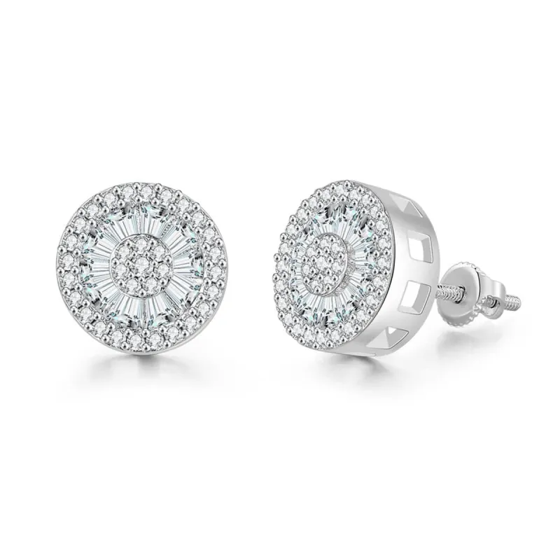 Cubic Zirconia & Crystal Round Stud Earrings made by Zulily