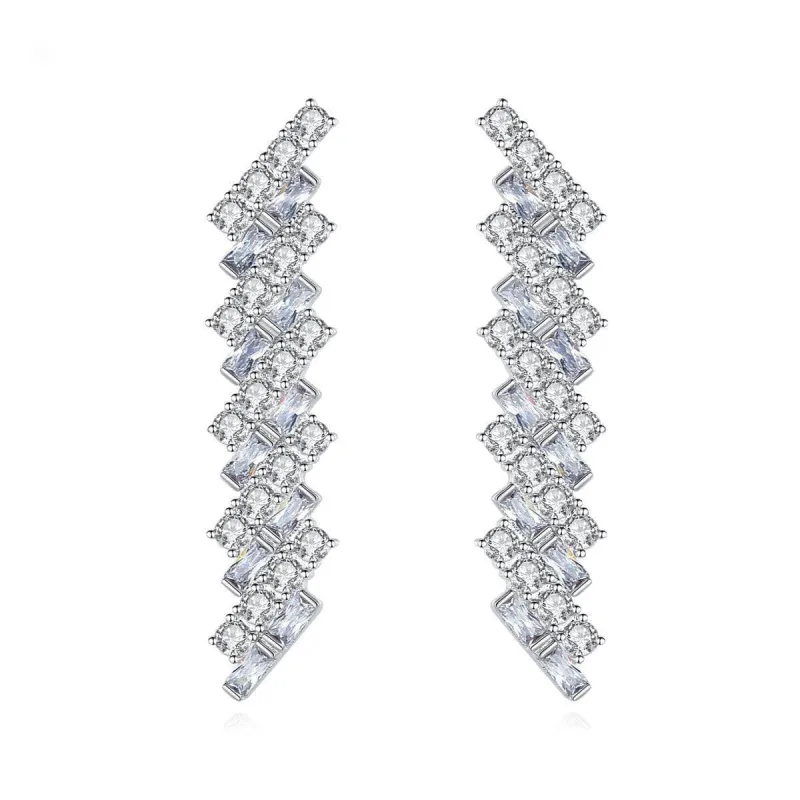 Crystal & Cubic Zirconia Ladder Drop Earrings made by Zulily