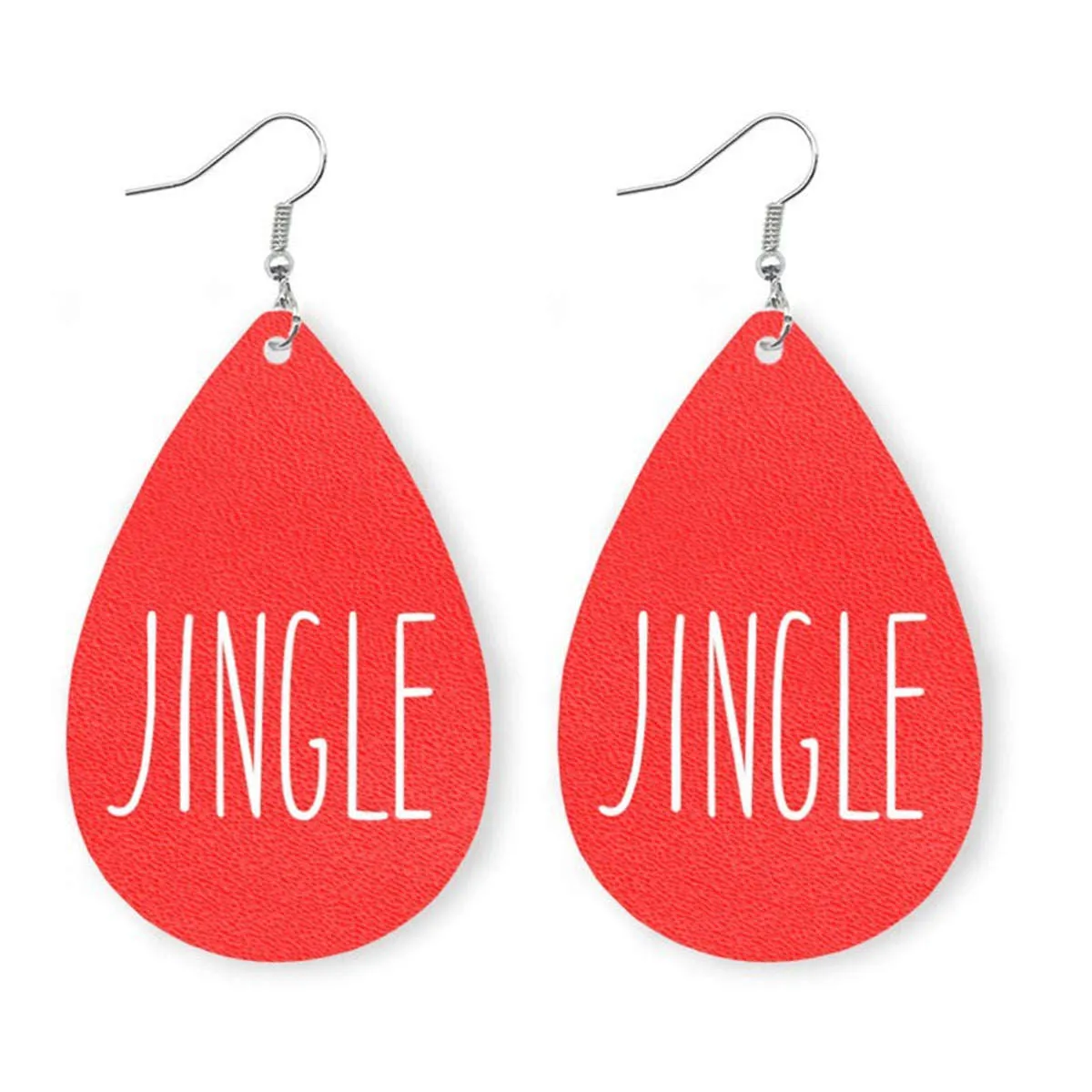 Orange & Silvertone 'Jingle' Drop Earrings sold by Zulily