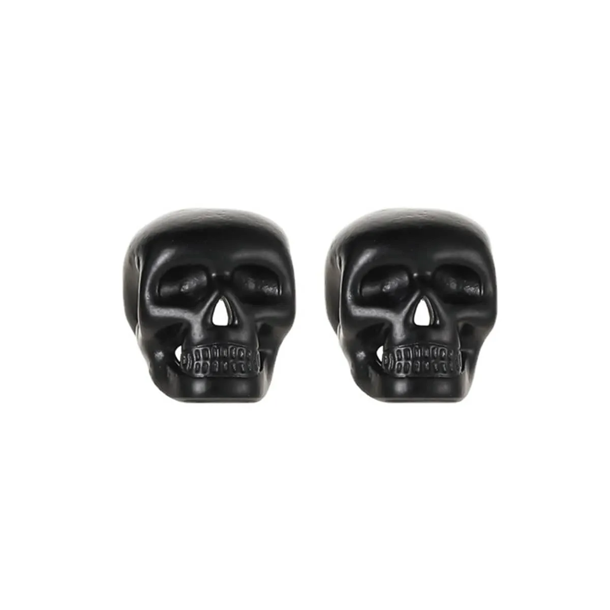 Black Skull Stud Earrings sold by Zulily product image thumbnail 2