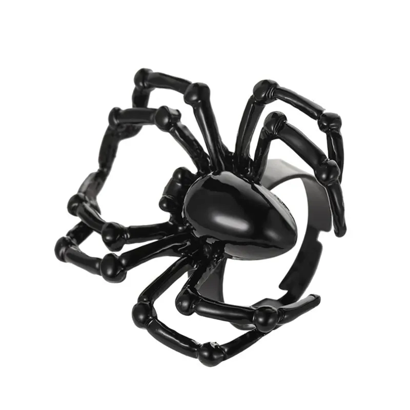 Black-plated Spider Adjustable Ring made by Zulily