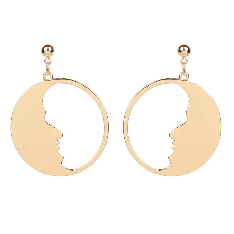Goldtone Open Face Drop Earrings made by Zulily
