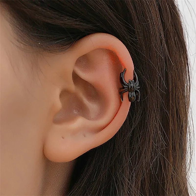 Black Spider Ear Cuffs made by Zulily