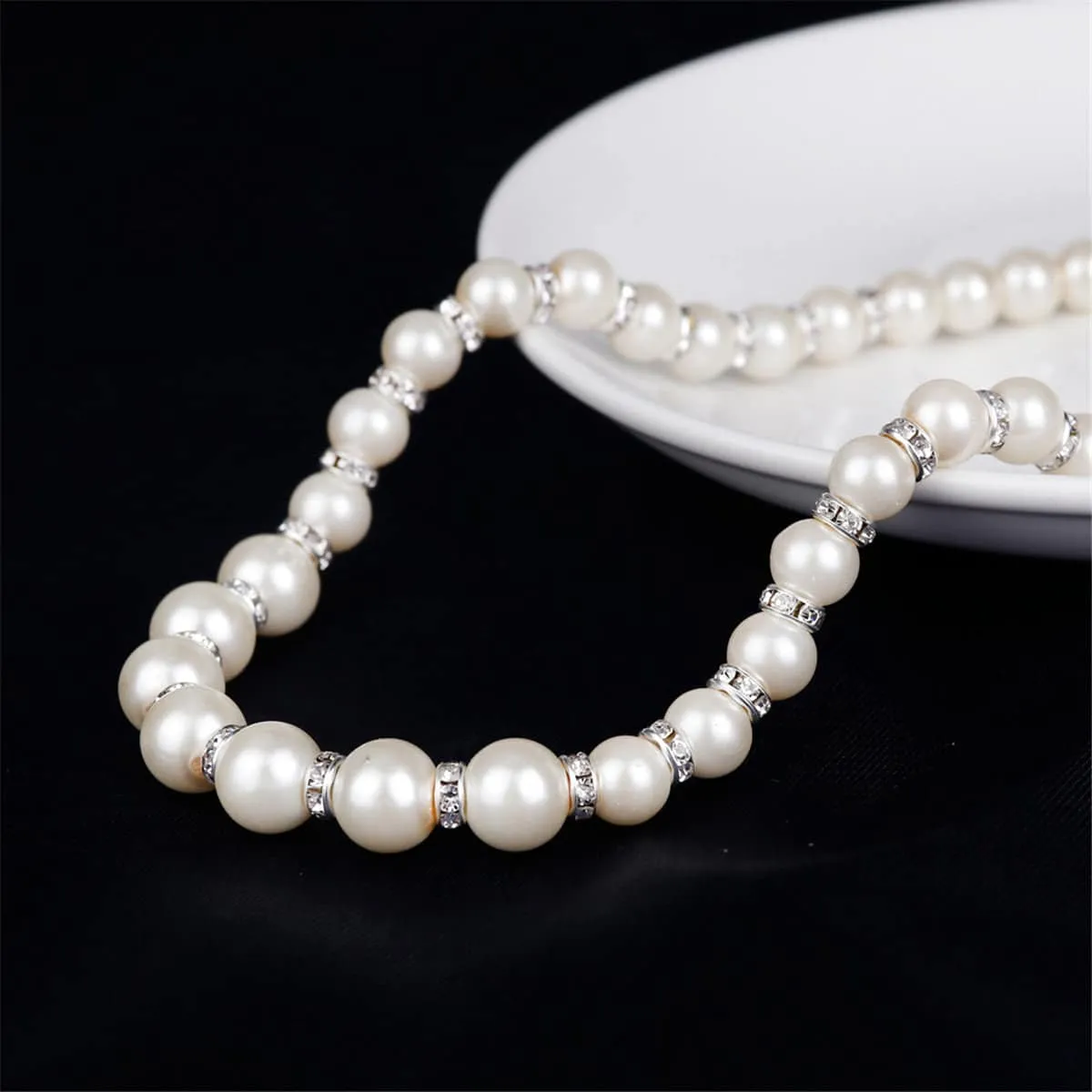 Cubic Zirconia & Pearl Polished Jewelry Set sold by Zulily product image thumbnail 2