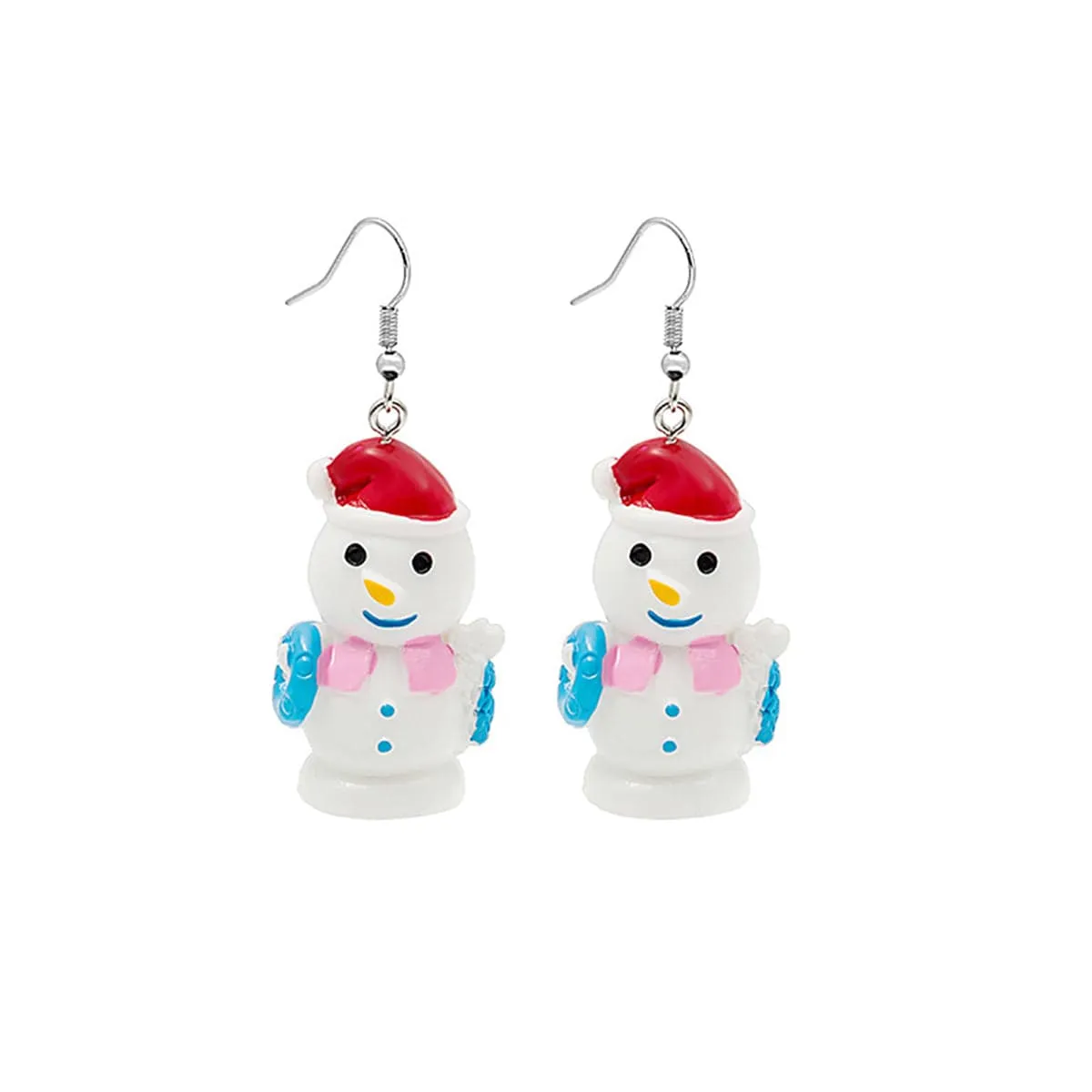 Red & Blue Snowman Drop Earrings sold by Zulily