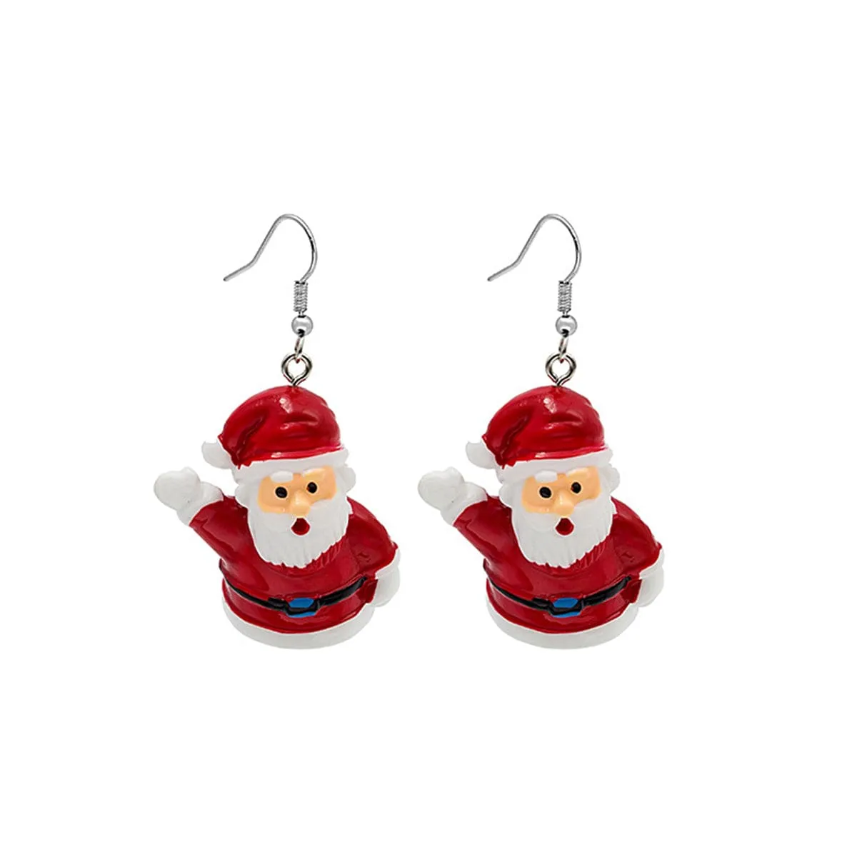 Red & White Santa Drop Earrings sold by Zulily