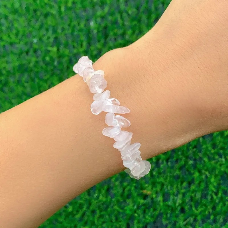 Pink Resin Stretch Bracelet made by Zulily