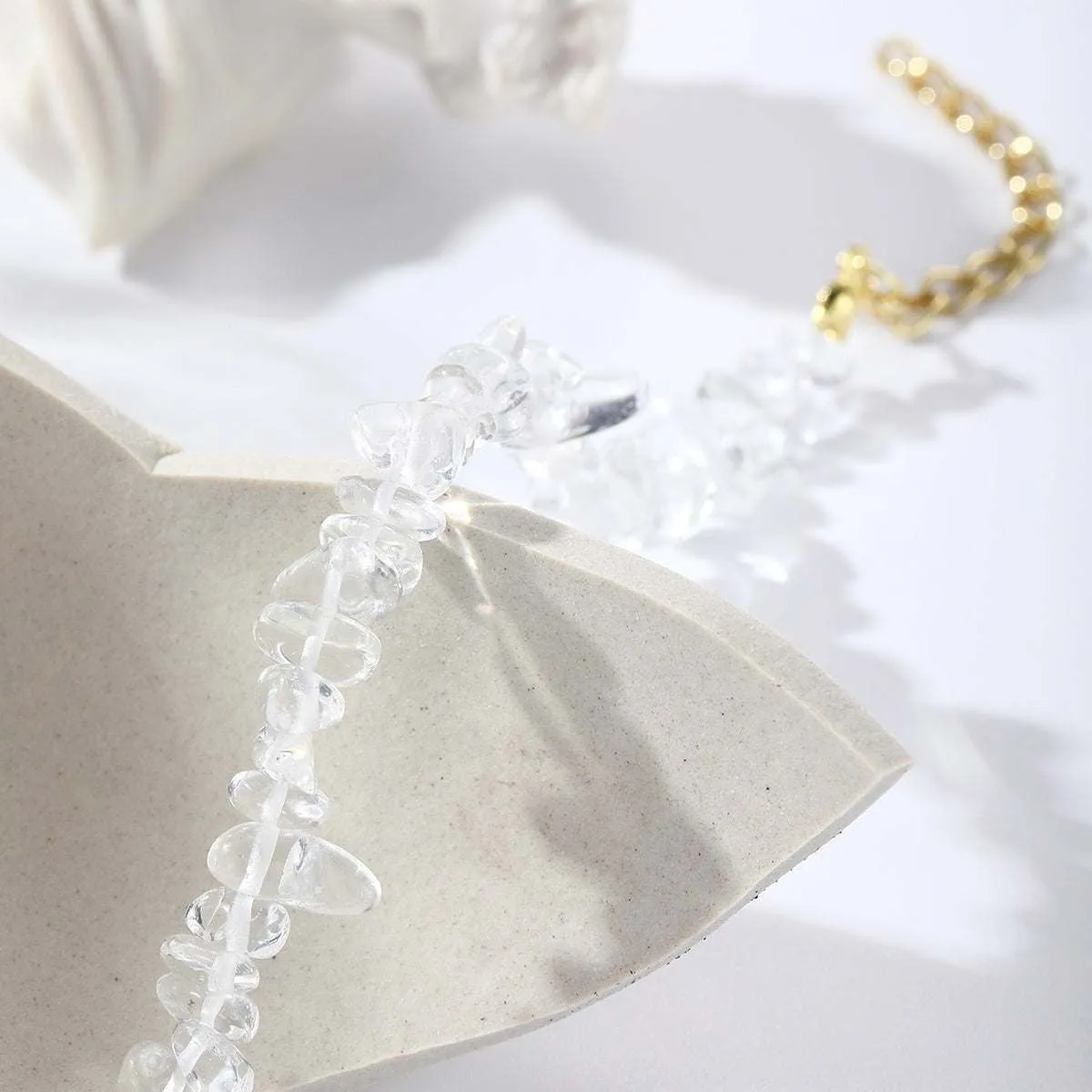 Clear Resin & Goldtone Bracelet sold by Zulily product image thumbnail 3