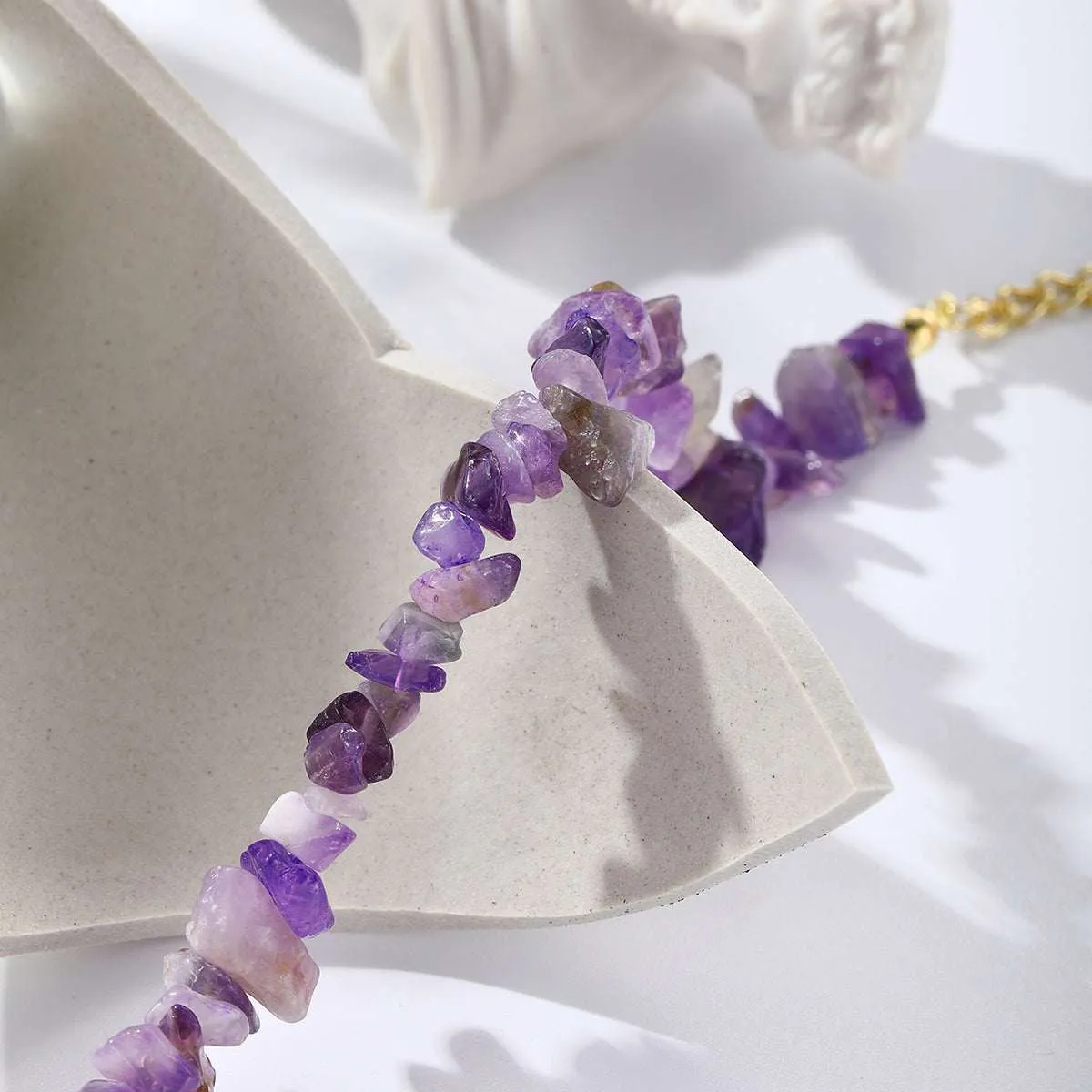 Purple Resin & Goldtone Bracelet sold by Zulily product image thumbnail 3
