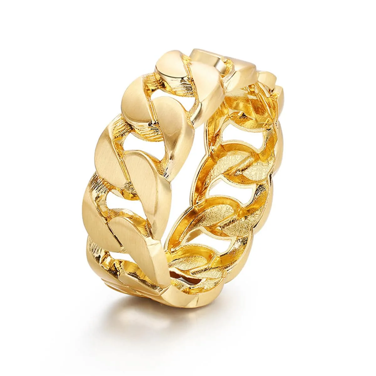 Goldtone Curb-Chain Bangle sold by Zulily