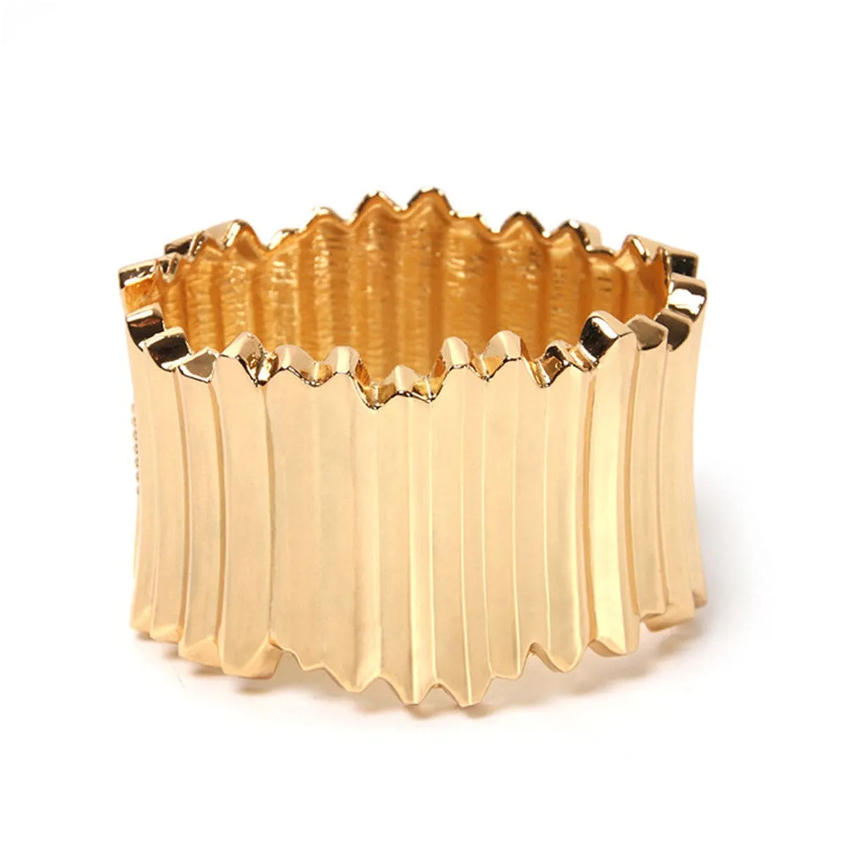 Goldtone Vat Bangle sold by Zulily product image thumbnail 2