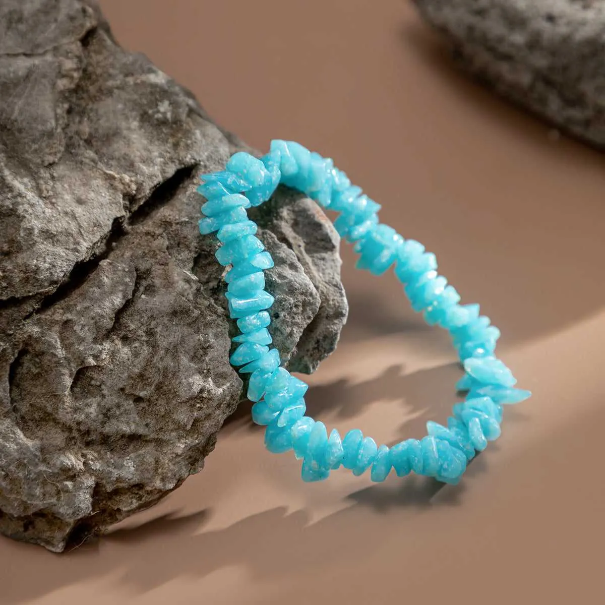 Sky Blue Quartz Stretch Bracelet sold by Zulily product image thumbnail 2