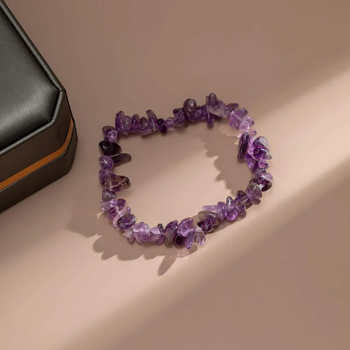 Purple Quartz Stretch Bracelet sold by Zulily product image thumbnail 3