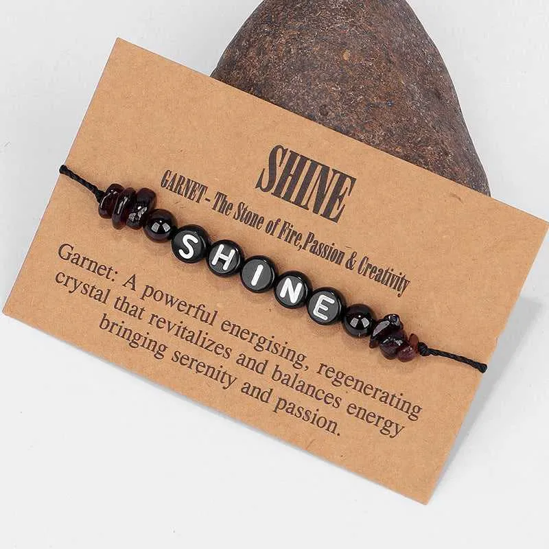 Quartz & Black 'Shine' Adjustable Bracelet sold by Zulily