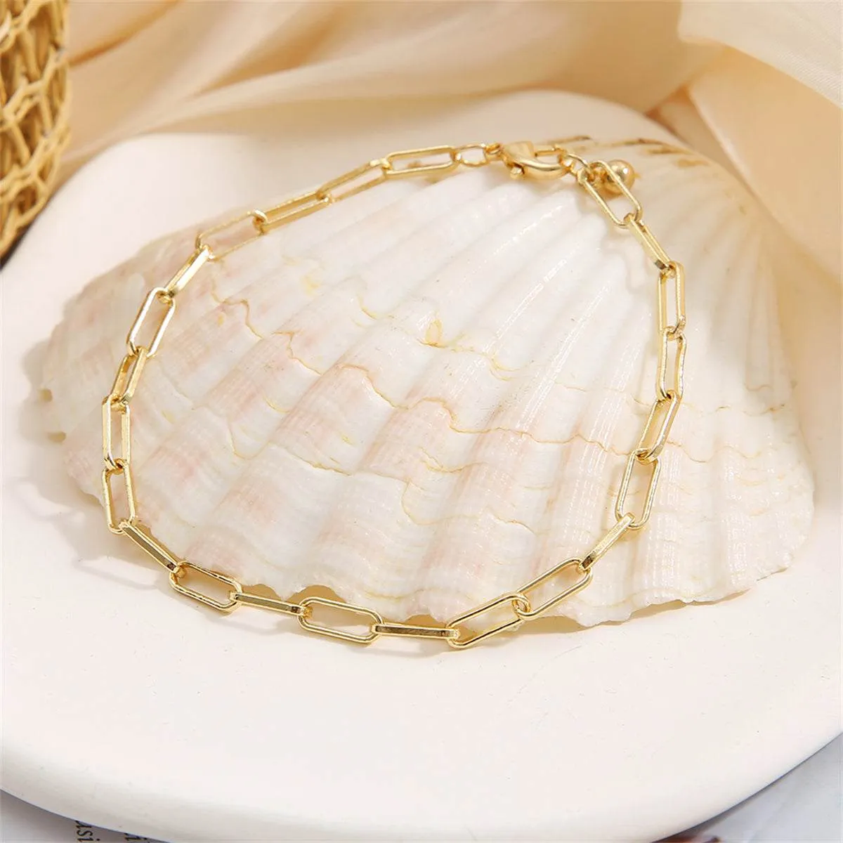 Goldtone Cable Chain Bracelet sold by Zulily product image thumbnail 2