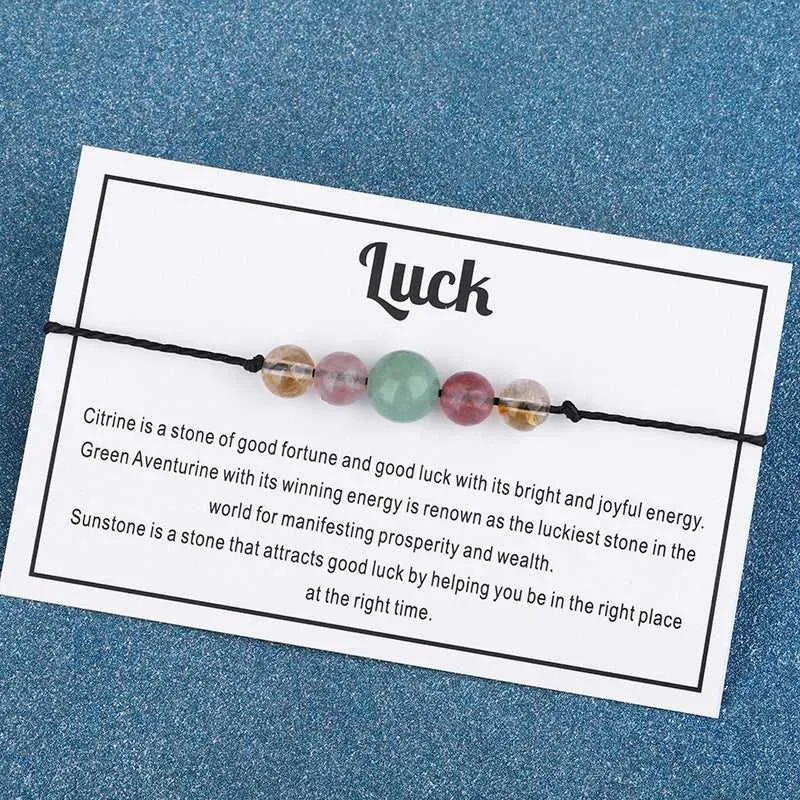 Quartz 'Luck' Adjustable Bracelet sold by Zulily product image thumbnail 3