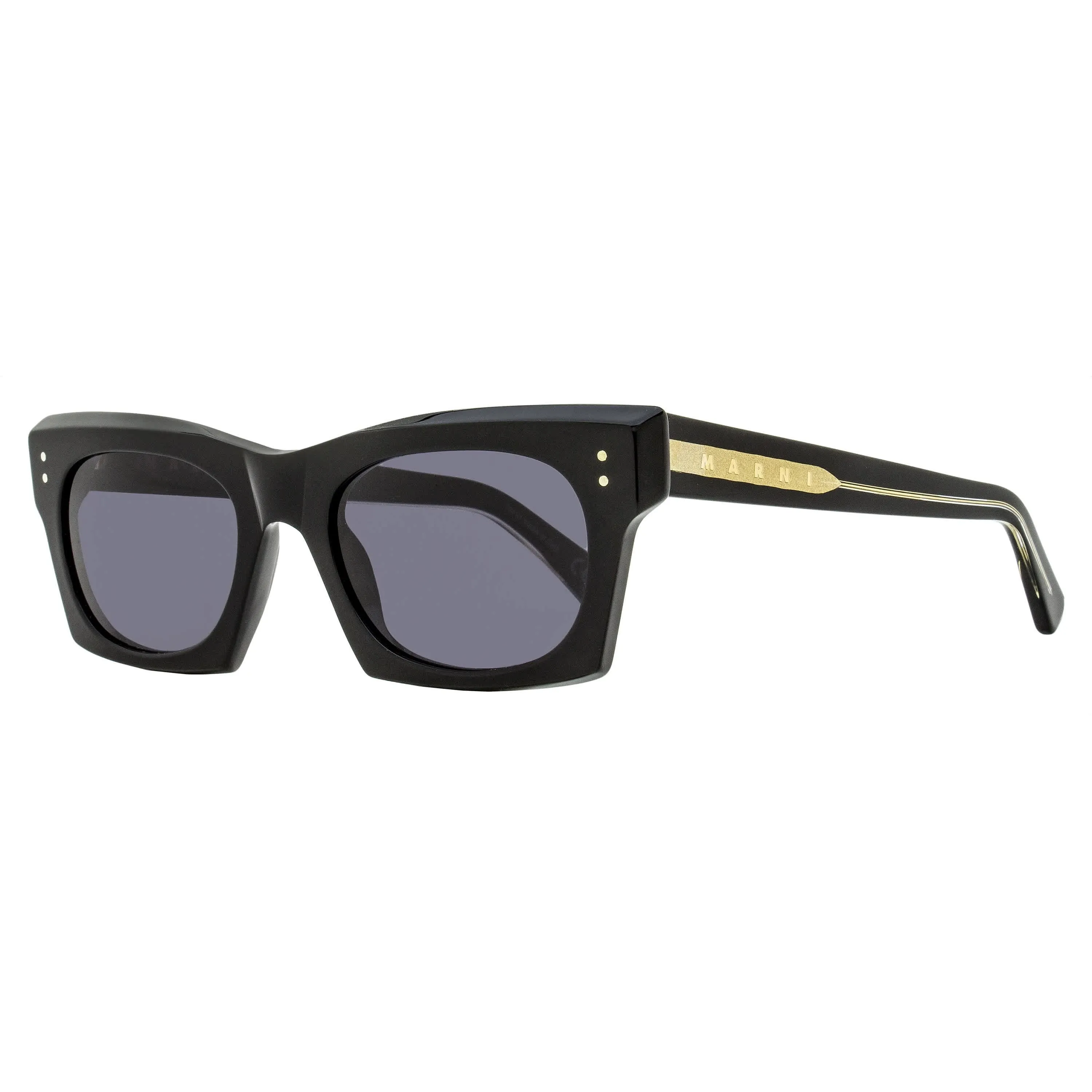 Marni Angular Sunglasses Edku 4LY Black 52mm sold by Zulily