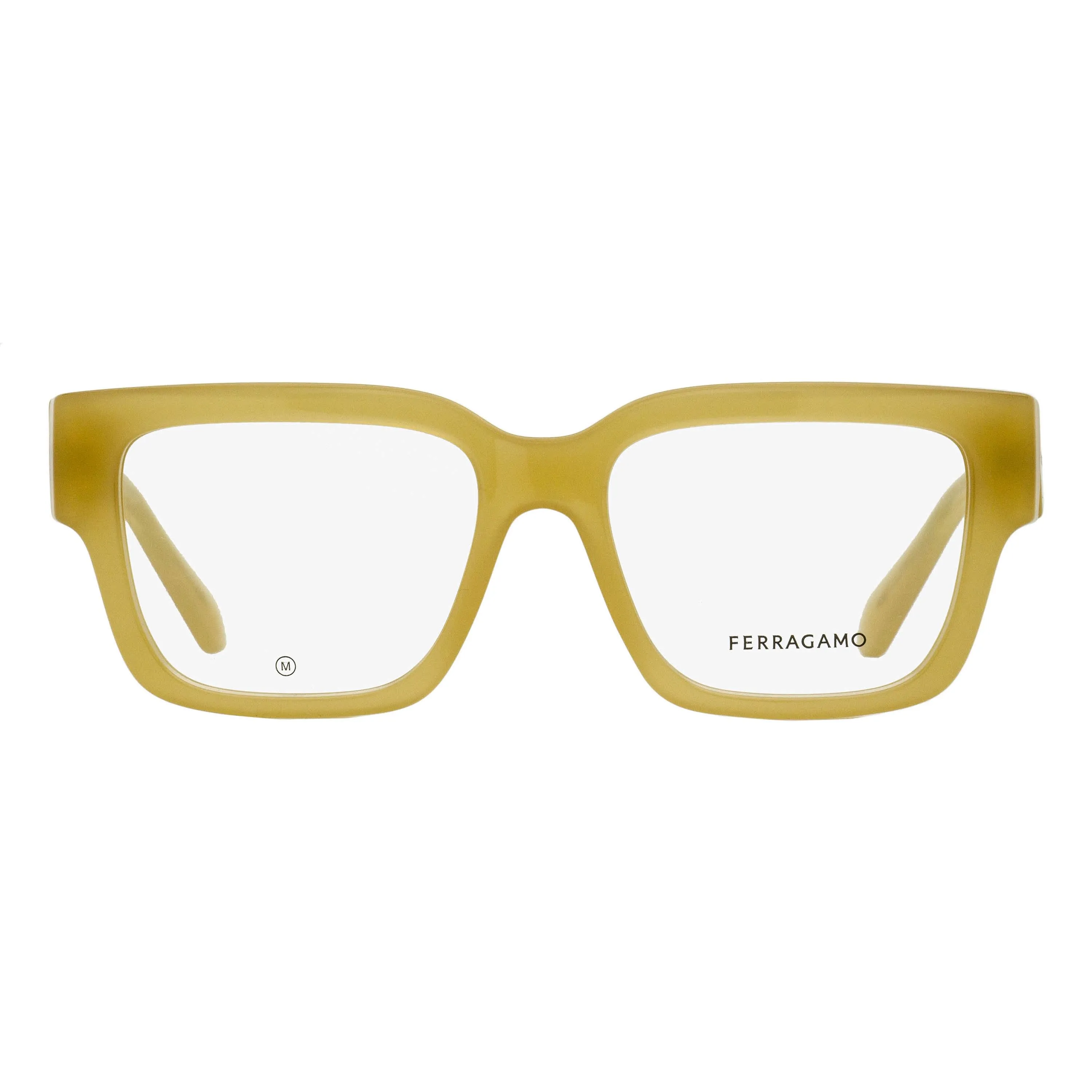 Ferragamo Modified Rectangular Eyeglasses SF2975 708 Opaline Honey 53mm sold by Zulily product image thumbnail 2