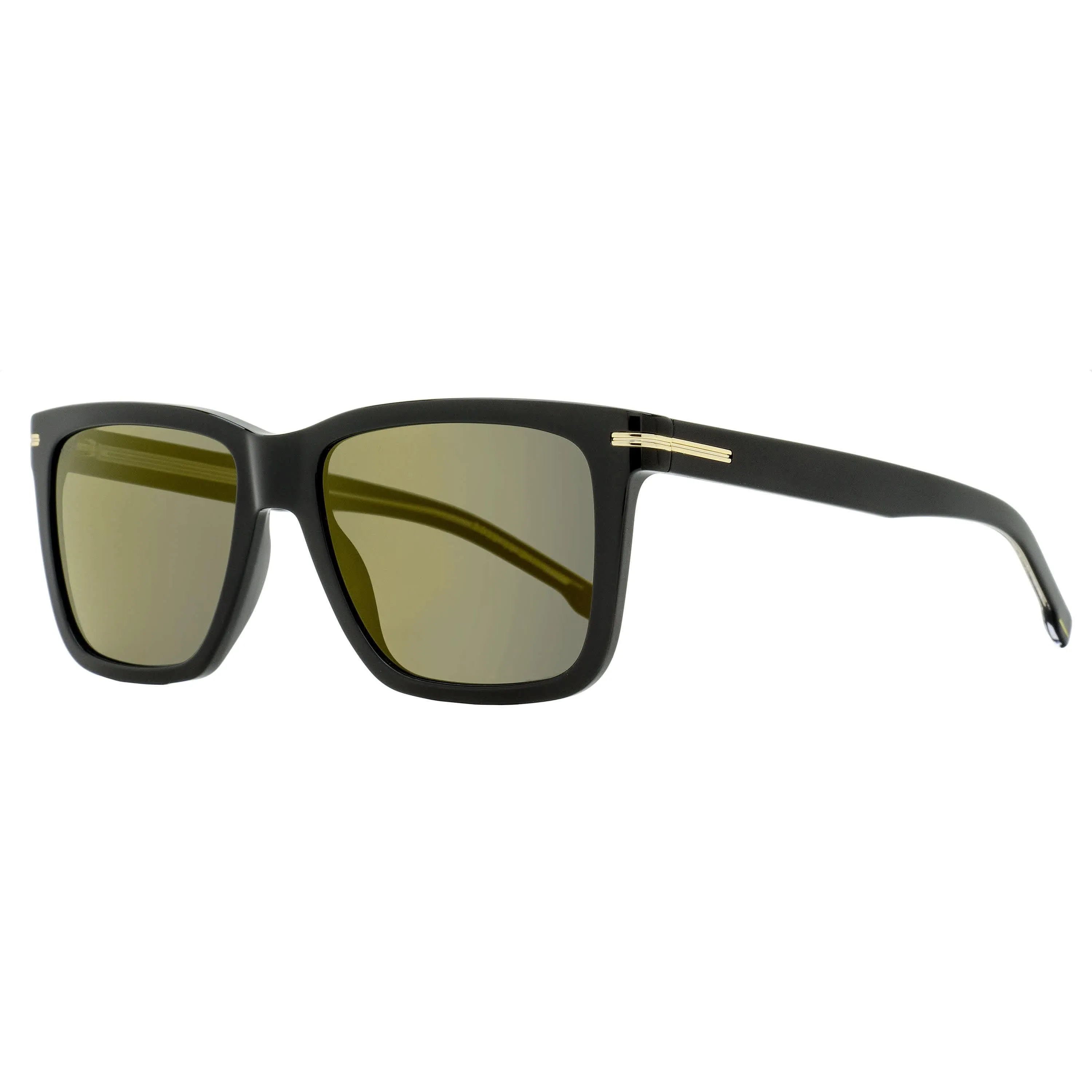 Boss Rectangular Sunglasses B1598/S 2M2JO Black/Gold 55mm sold by Zulily