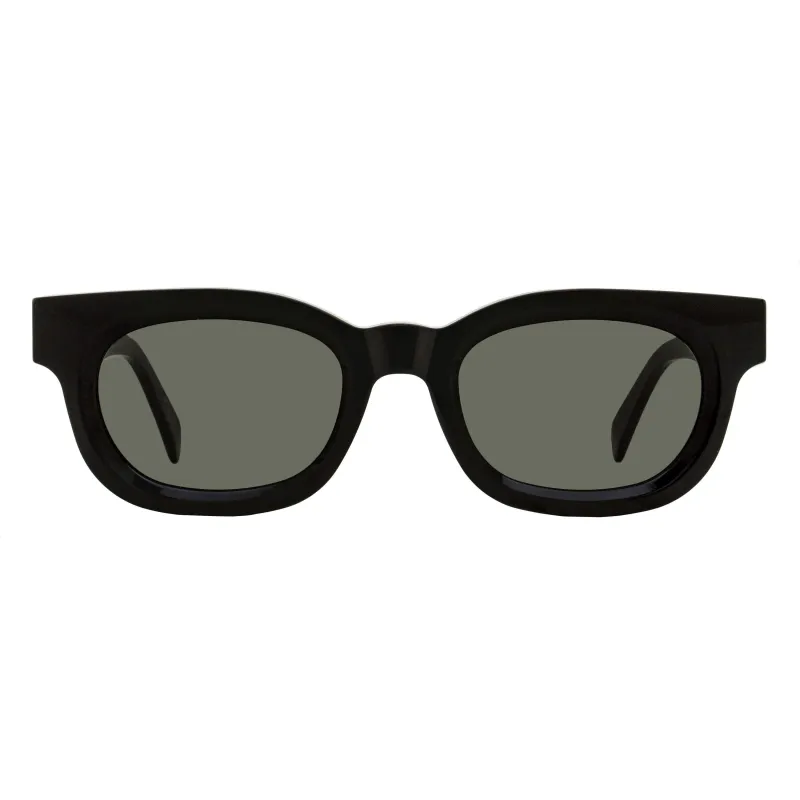 Retrosuperfuture Retro Oval Sunglasses Sempre DEJ Black 52mm made by RetroSuperFuture