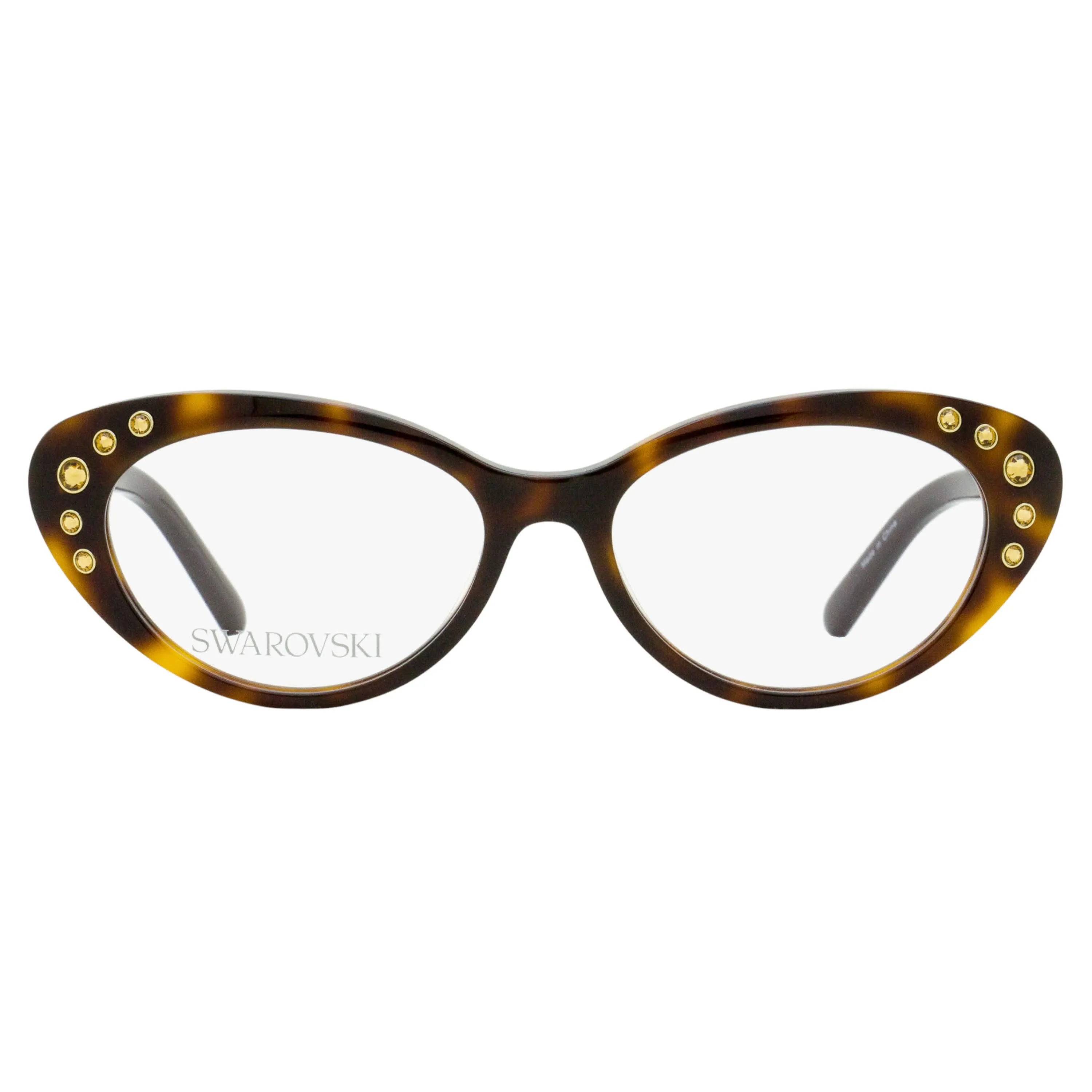 Swarovski 60s Cat-Eye Eyeglasses SK5429 052 Dark Havana 53mm sold by Zulily product image thumbnail 2