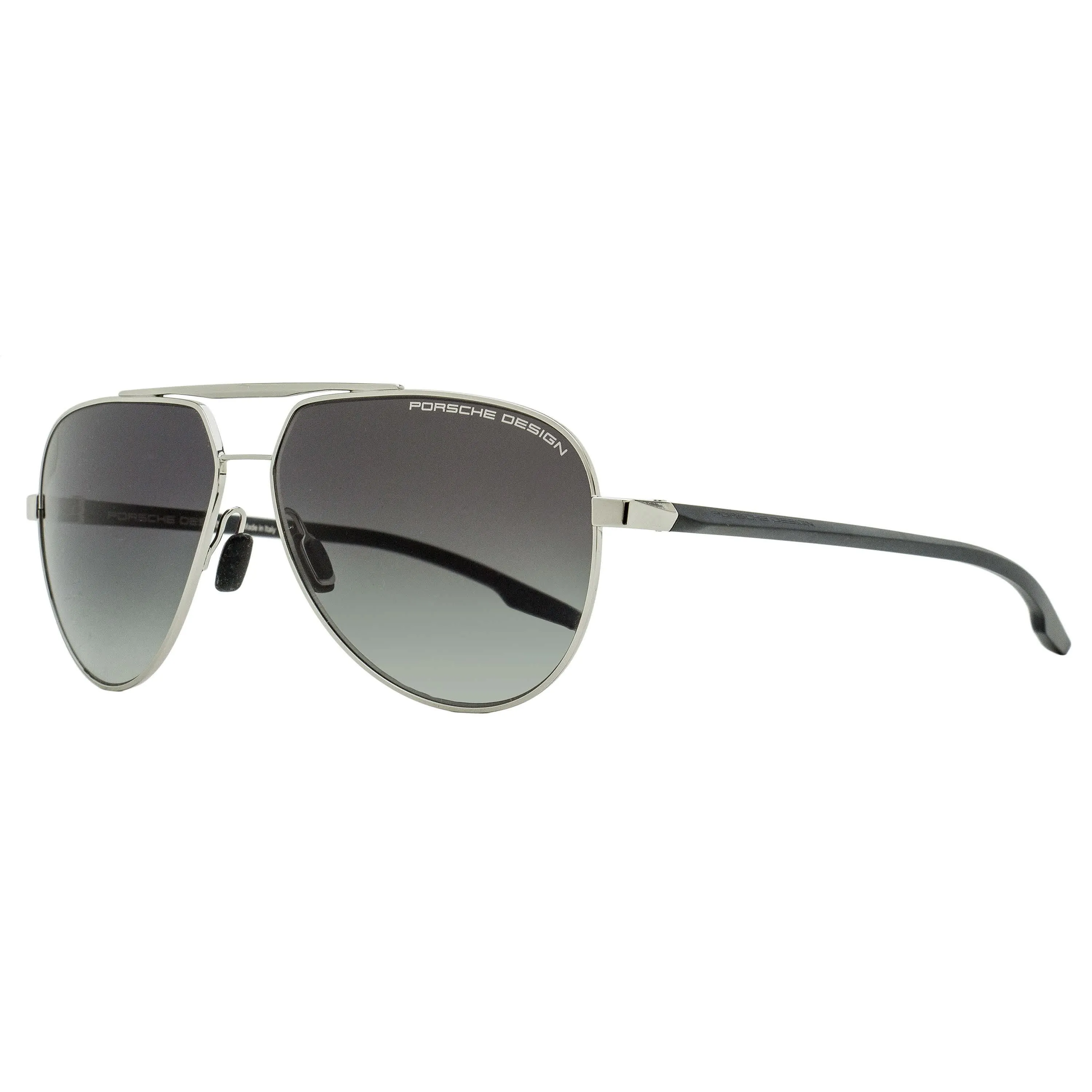 Porsche Design Modern Pilot Sunglasses P'8935 D Palladium/Matte Black 62mm sold by Zulily