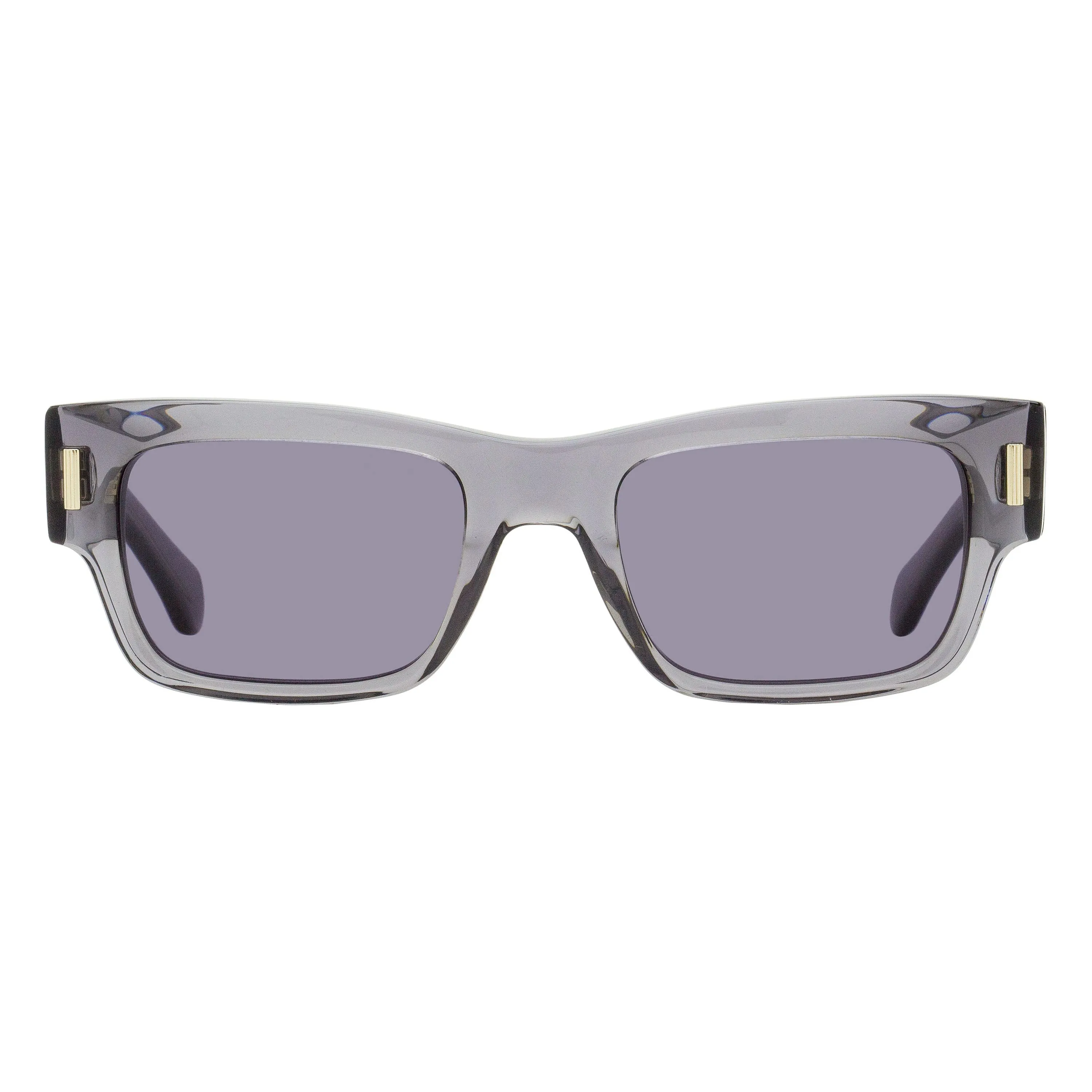Ferragamo Rectangular Rivet Sunglasses SF2011S 020 Transparent Gray 53mm sold by Zulily product image thumbnail 2