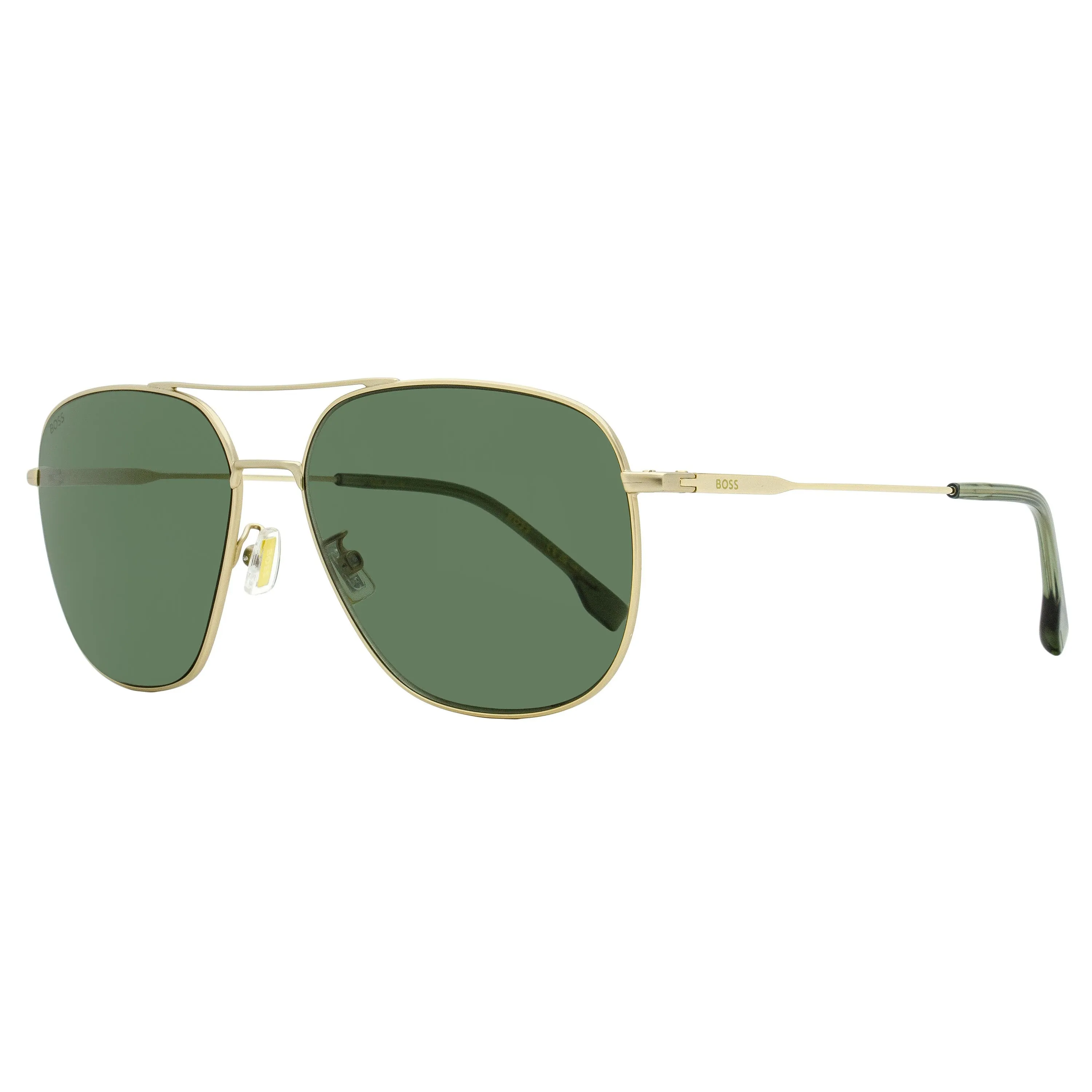 Boss Lightweight Navigator Sunglasses B1557/O/F/S AOZQT Matte Gold 62mm sold by Zulily
