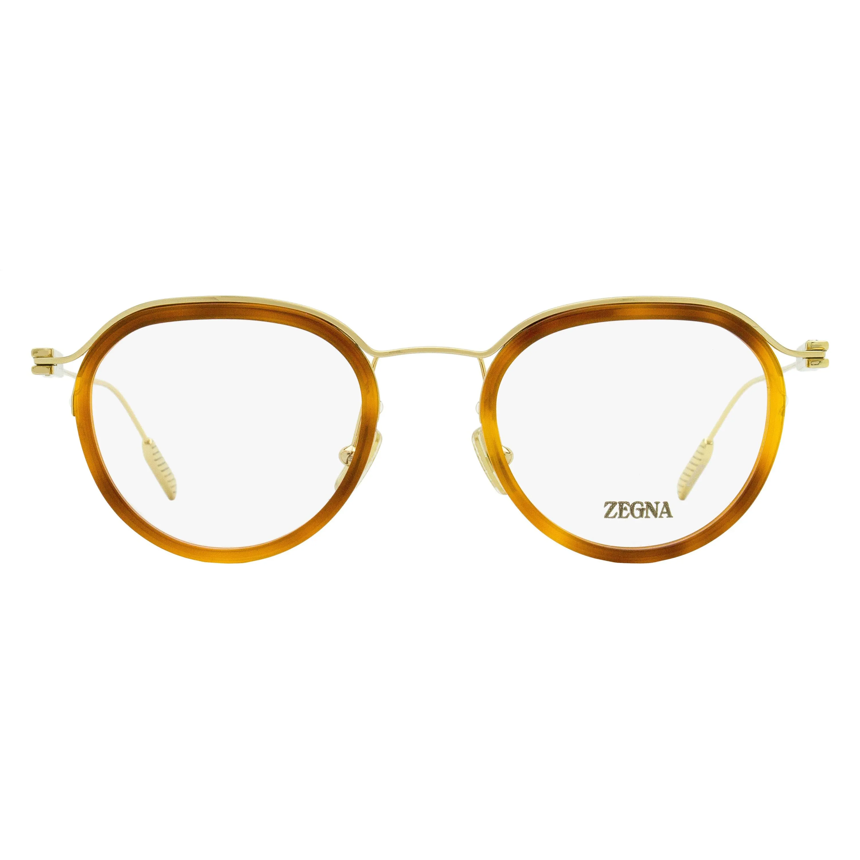 Zegna Floating Oval Eyeglasses EZ5289 053 Blonde Havana/Gold 49mm sold by Zulily product image thumbnail 2